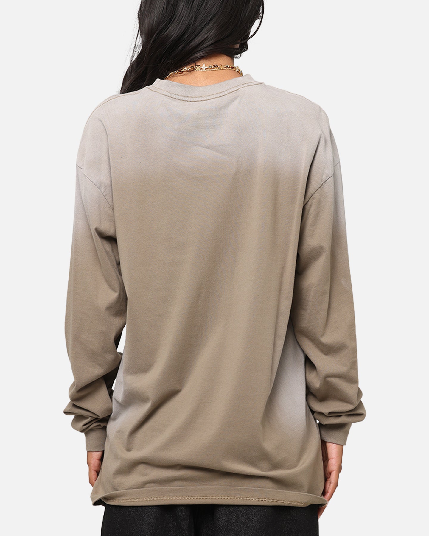 Tupac 2Pac Hem Vintage Long Sleeve T-Shirt Brown、mySite、zt4zffjzw