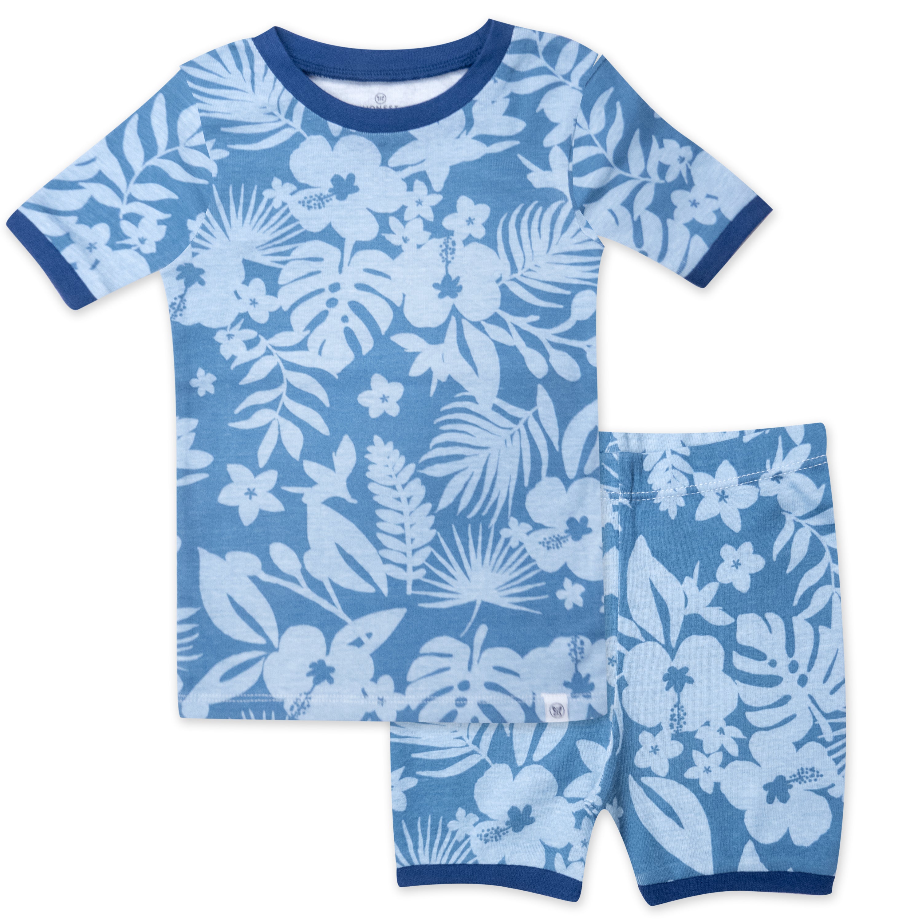  2-Piece Organic Cotton Short Sleeve & Shorts Pajama Set、mySite、layawaytickets