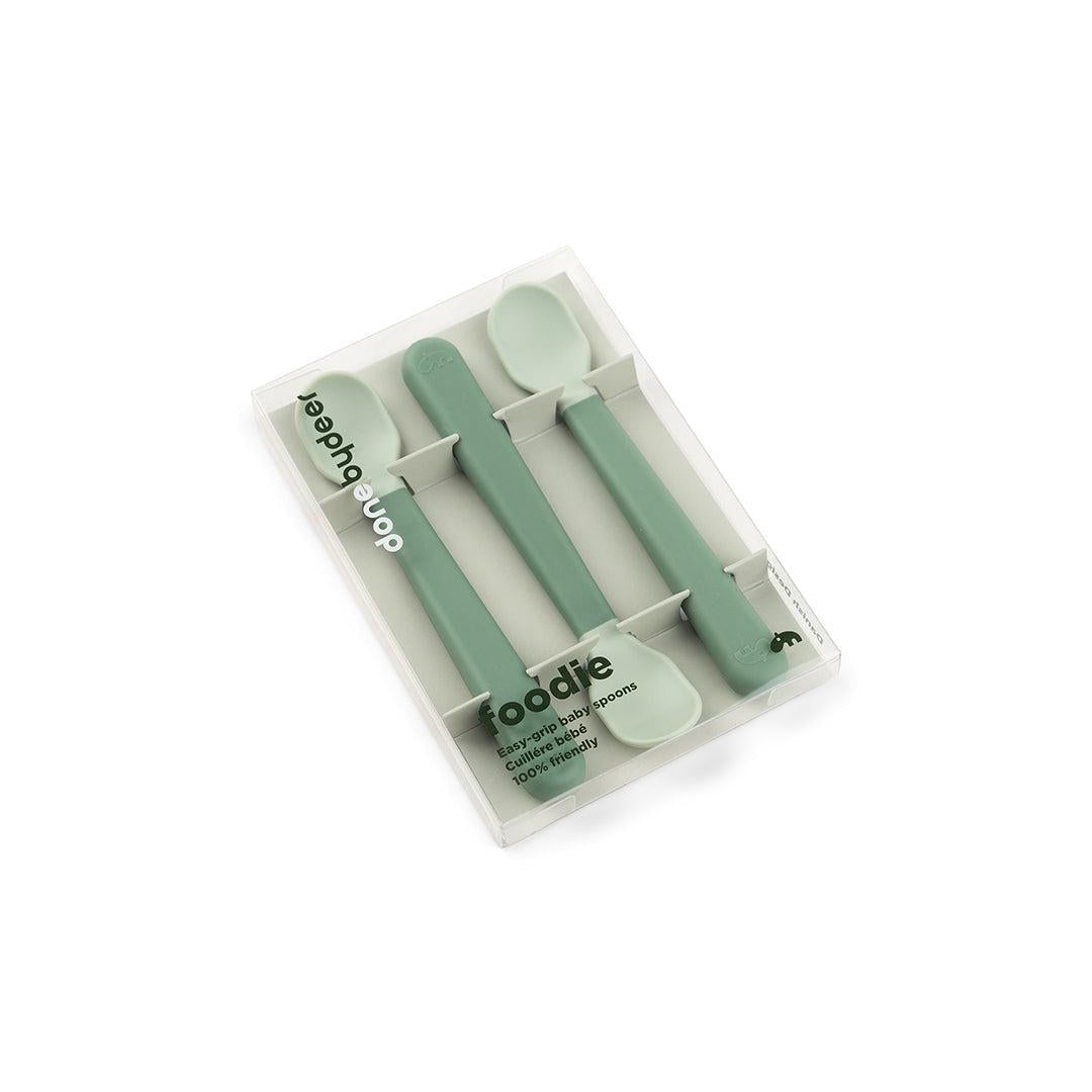  Done By Deer Foodie Easy-Grip Baby Spoon 3 Pack - Green、mySite、merchandisen