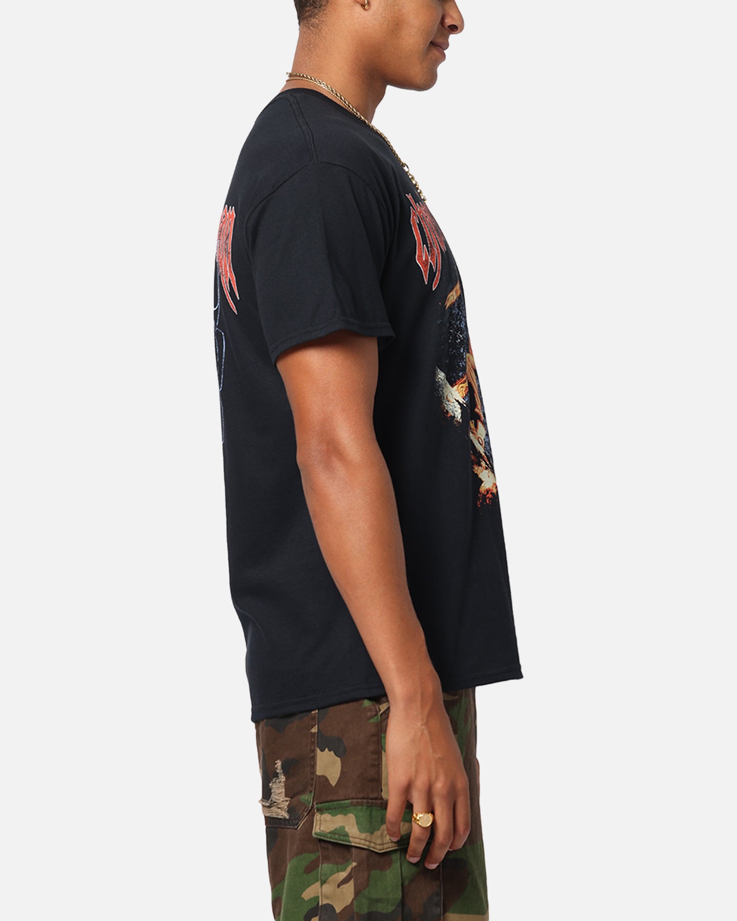 Goat Crew X Chainsaw Man T-Shirt Black、mySite、zt4zffjzw