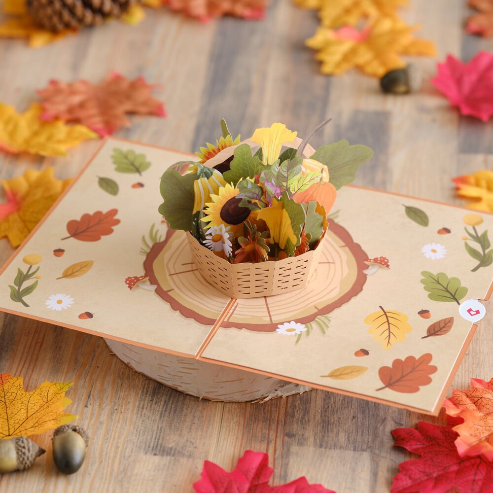 Harvest Basket Pop-Up Card、mySite、solidvoid