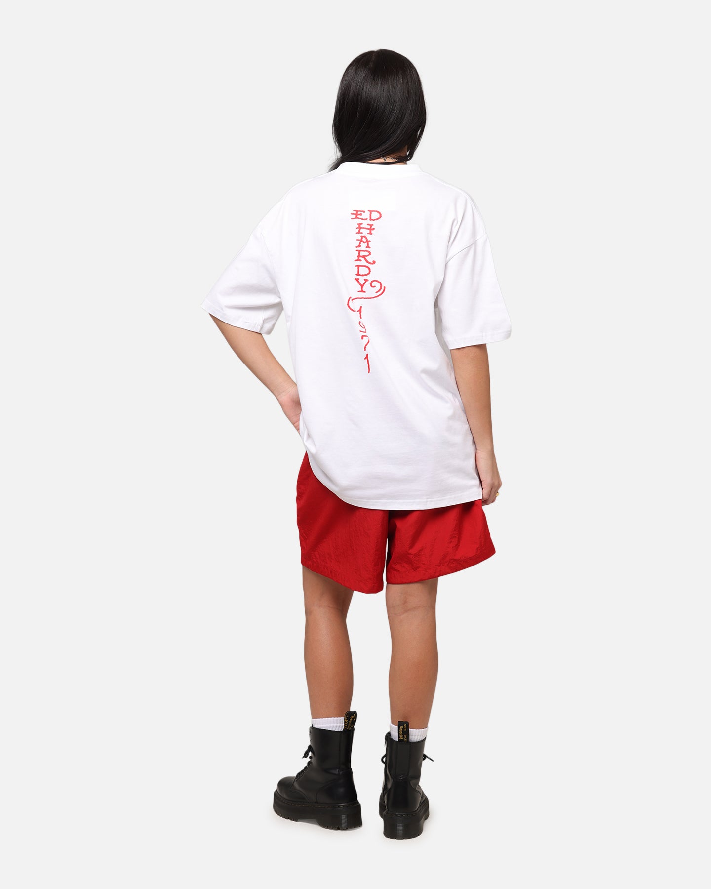 Ed Hardy Lost Luck T-Shirt White、mySite、zt4zffjzw