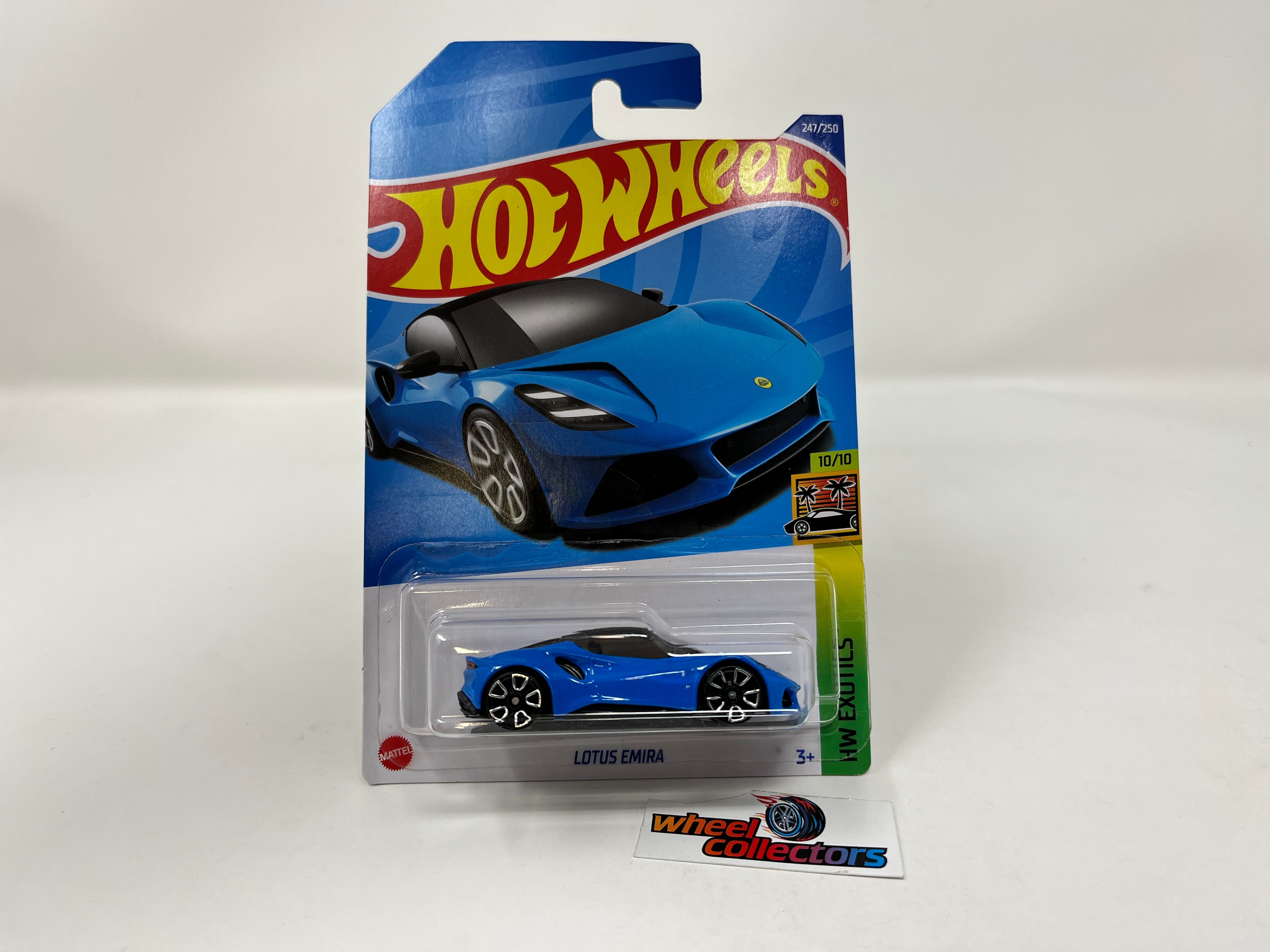 Lotus Emira #247 * Blue * 2022 Hot Wheels International Card、mySite、hgirdovlk