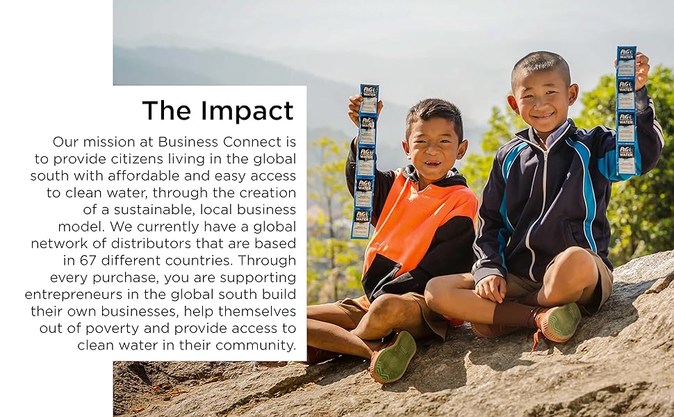 through every purchase, you are providing clean water to communities in the global south