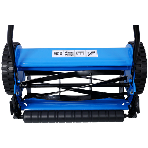 16-Inch 5-Blade Push Reel Lawn Mower with Grass Catcher, GREEN COLOR、、eastwooduniform