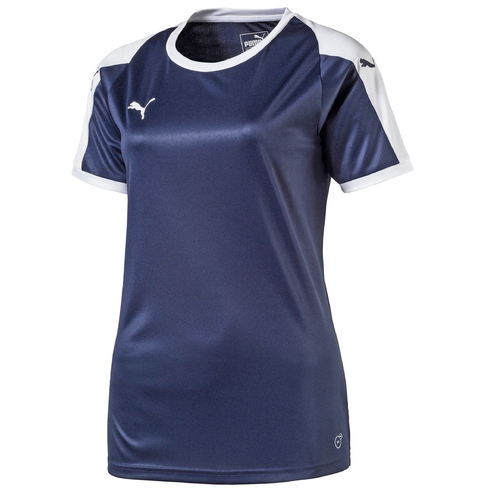 Puma Women's Liga Jersey PeaCoat/Puma White、mySite、noshort