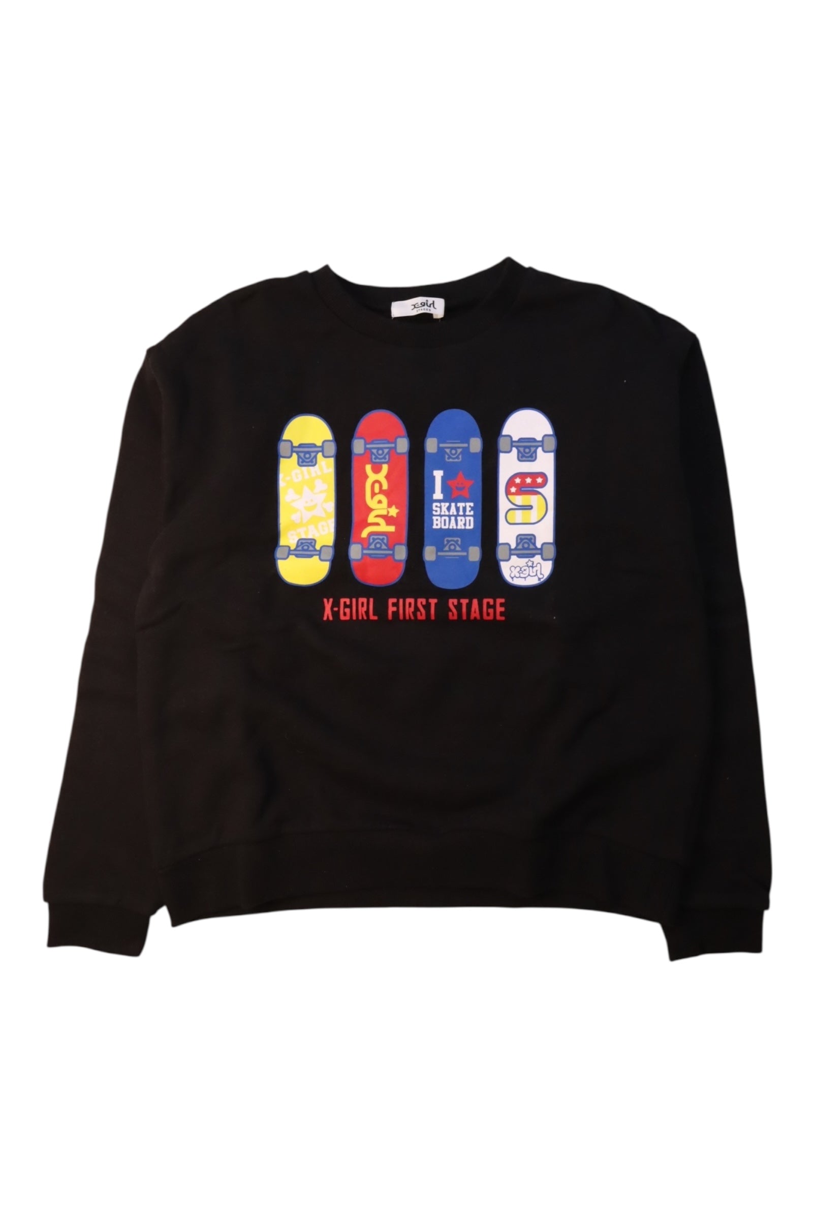 X-girl Crewneck Sweatshirt 10Y、mySite、g9winljtr