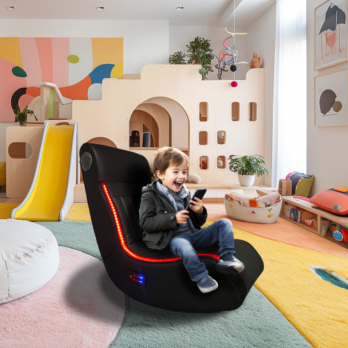 FOLDABLE GAMING CHAIR WITH ONBOARD SPEAKERS、、casual