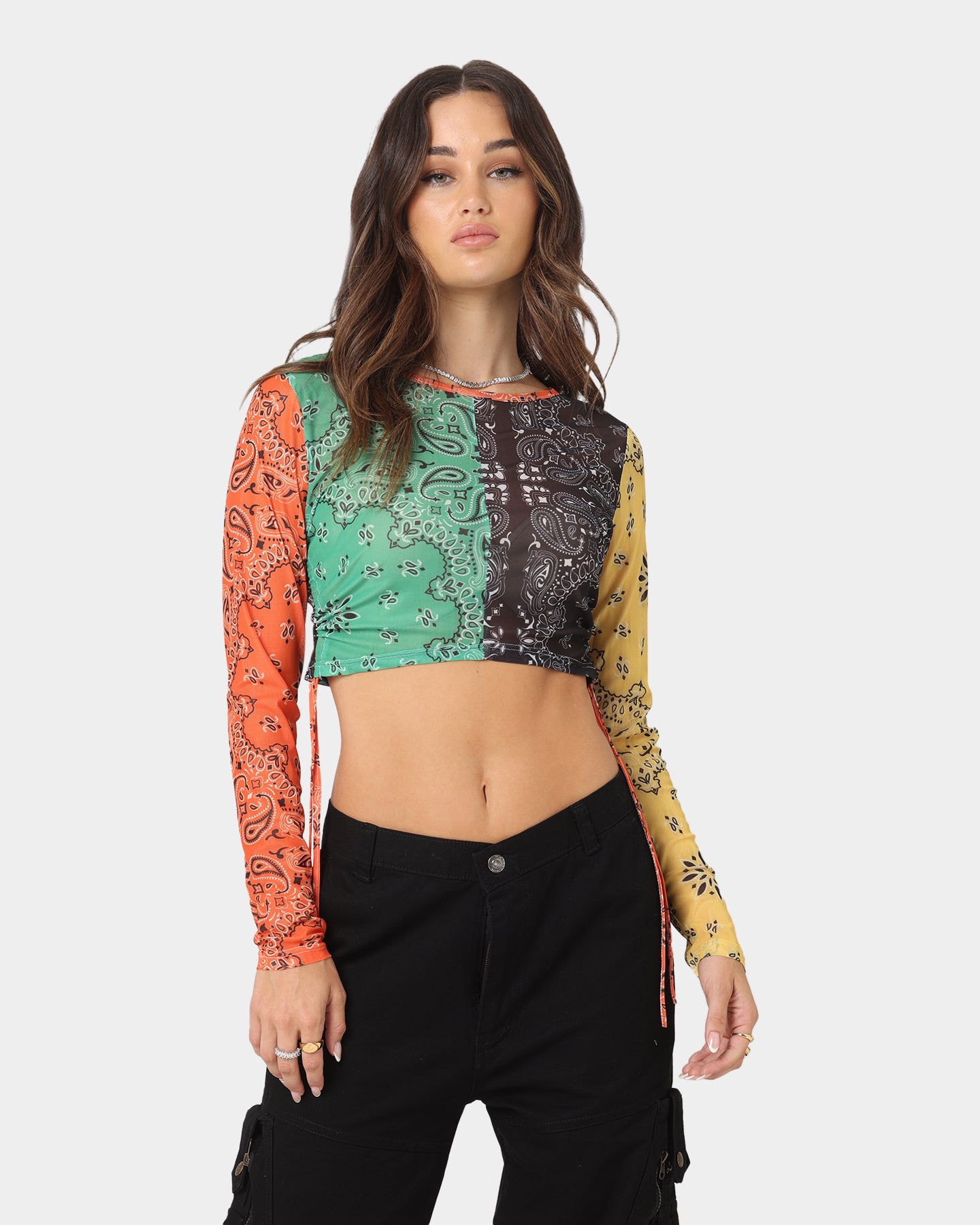 XXIII Women's Istres Paisley Top Multi-coloured、mySite、zt4zffjzw