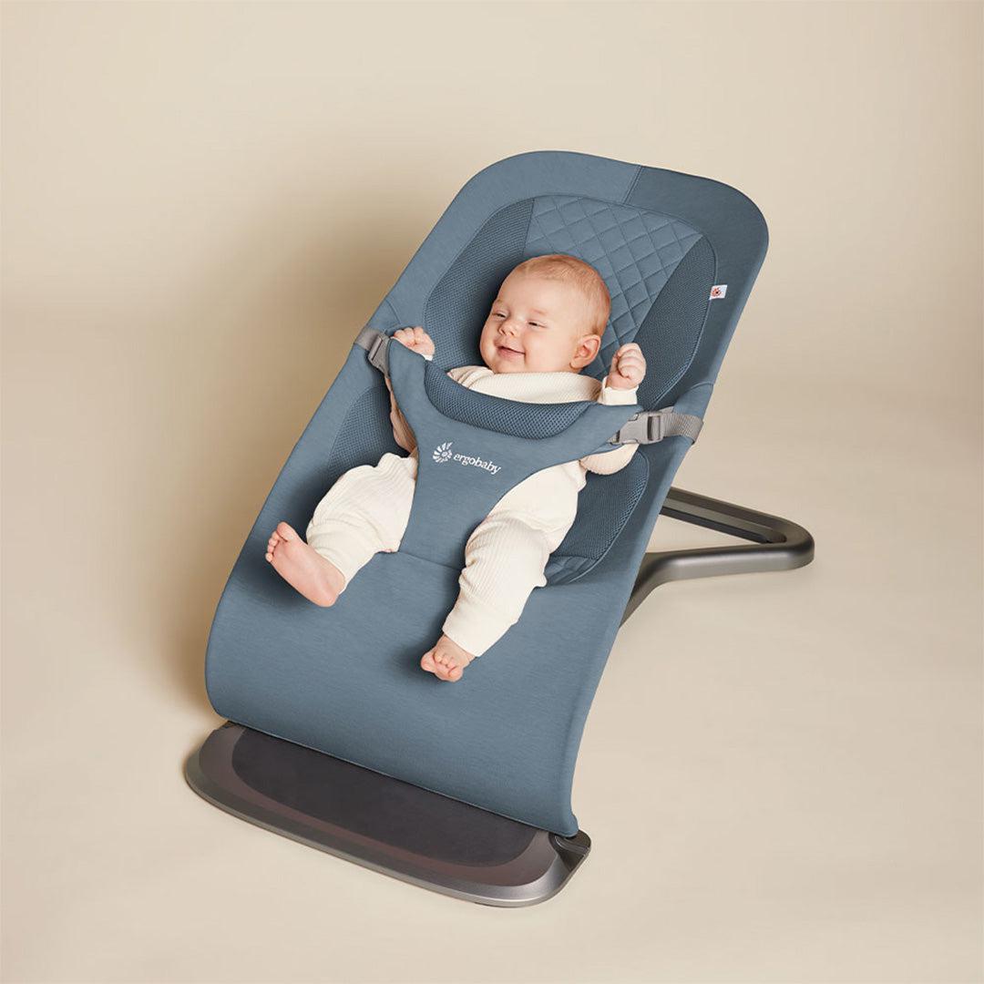  Ergobaby Evolve Baby Bouncer - Oxford Blue、mySite、merchandisen