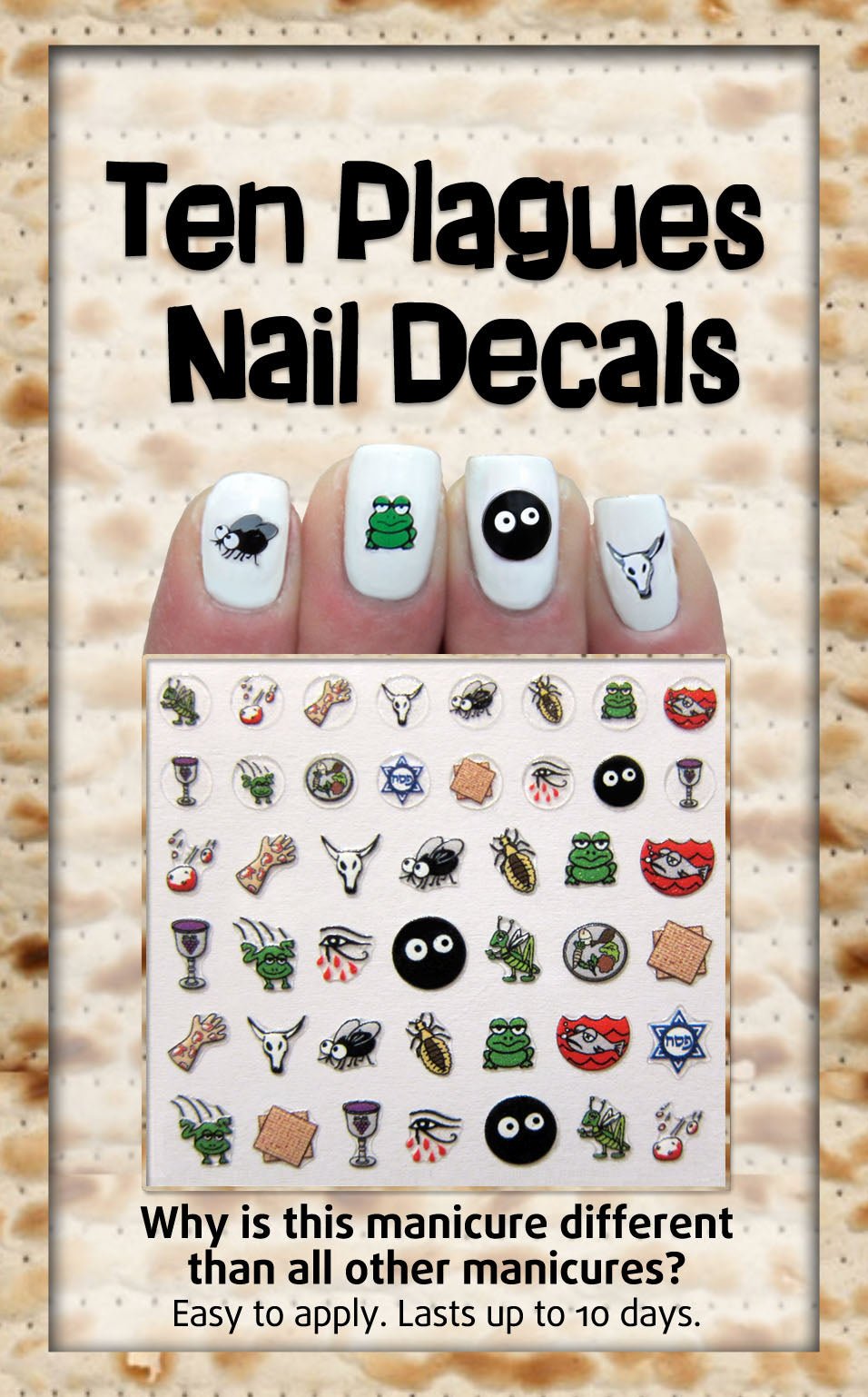  Ten Plagues Manicure Nail Decals、mySite、elrpsem3k