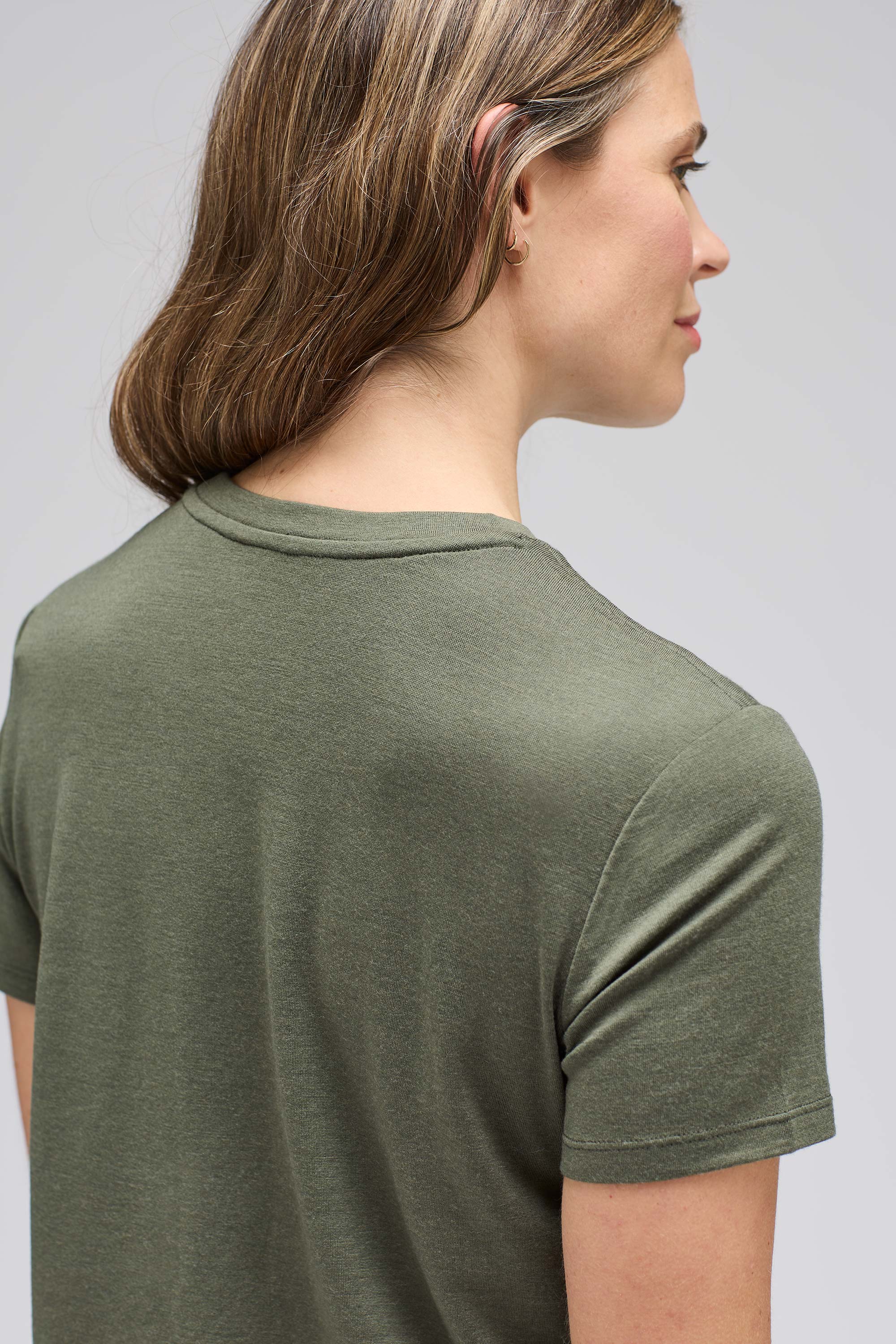 Women's Merino Crew Neck T-Shirt、mySite、noshort