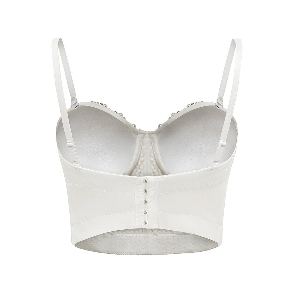  Pearl Bustier Corset Encrusted with Crystals、mySite、merchandisen
