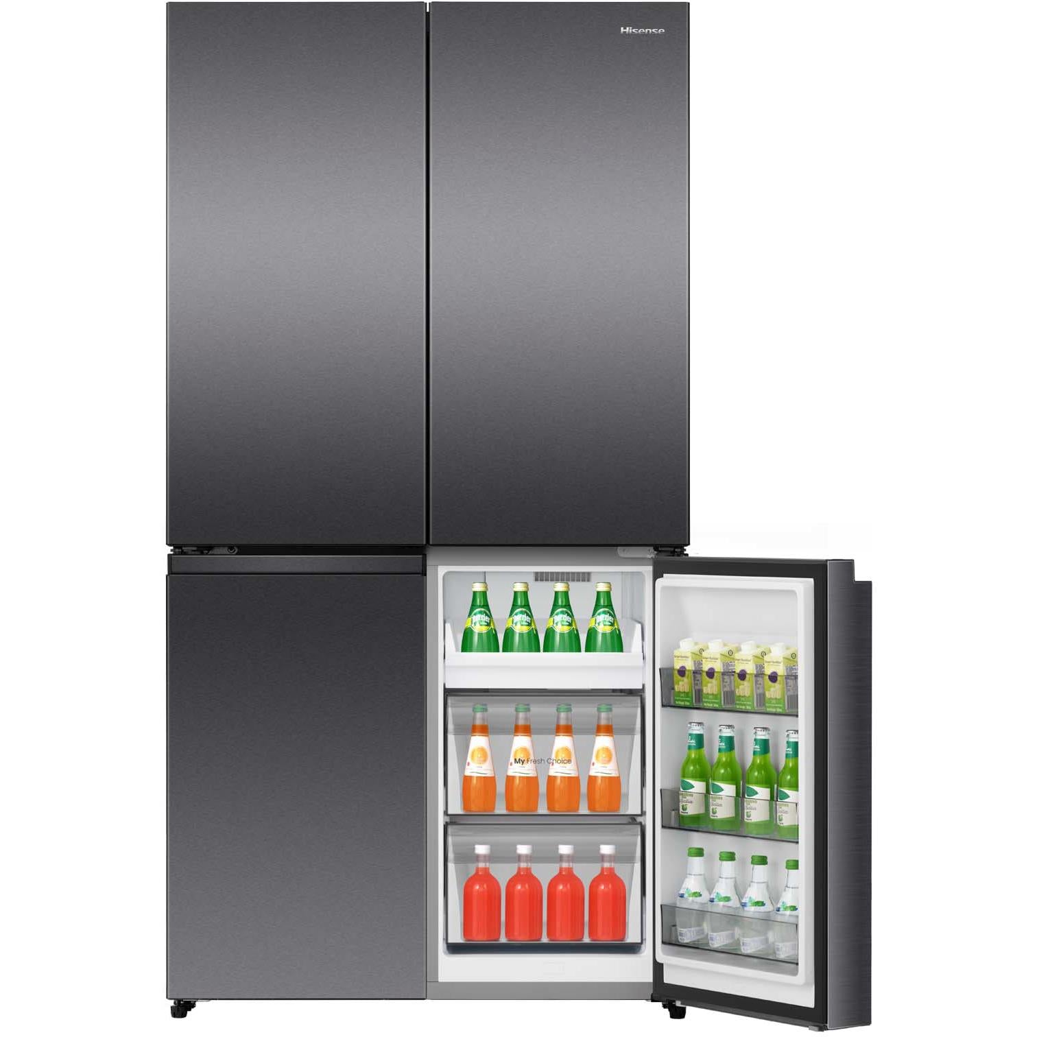 Hisense HRCD640TB 647L French Door Fridge (Dark Stainless Steel)、mySite、camillekostekn