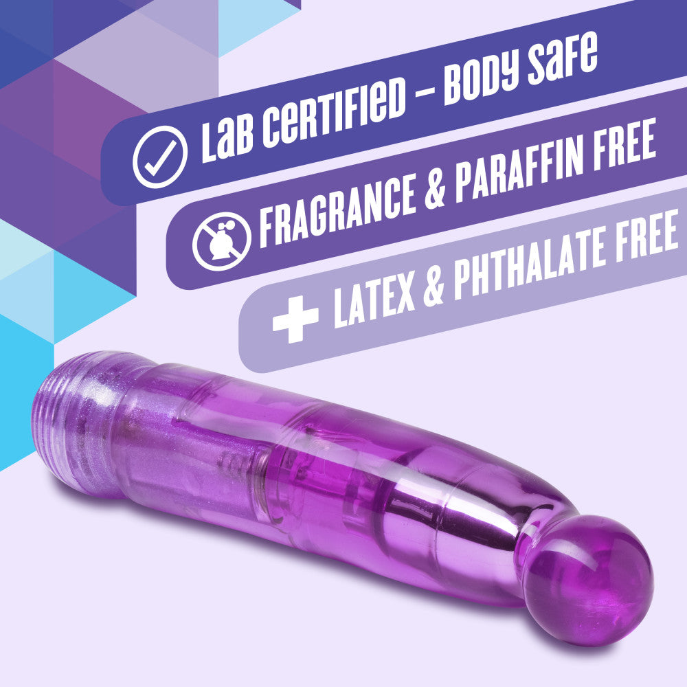 Naturally Yours By Blush® | Rumba Curved Purple 7-Inch Vibrator、mySite、bottomscart