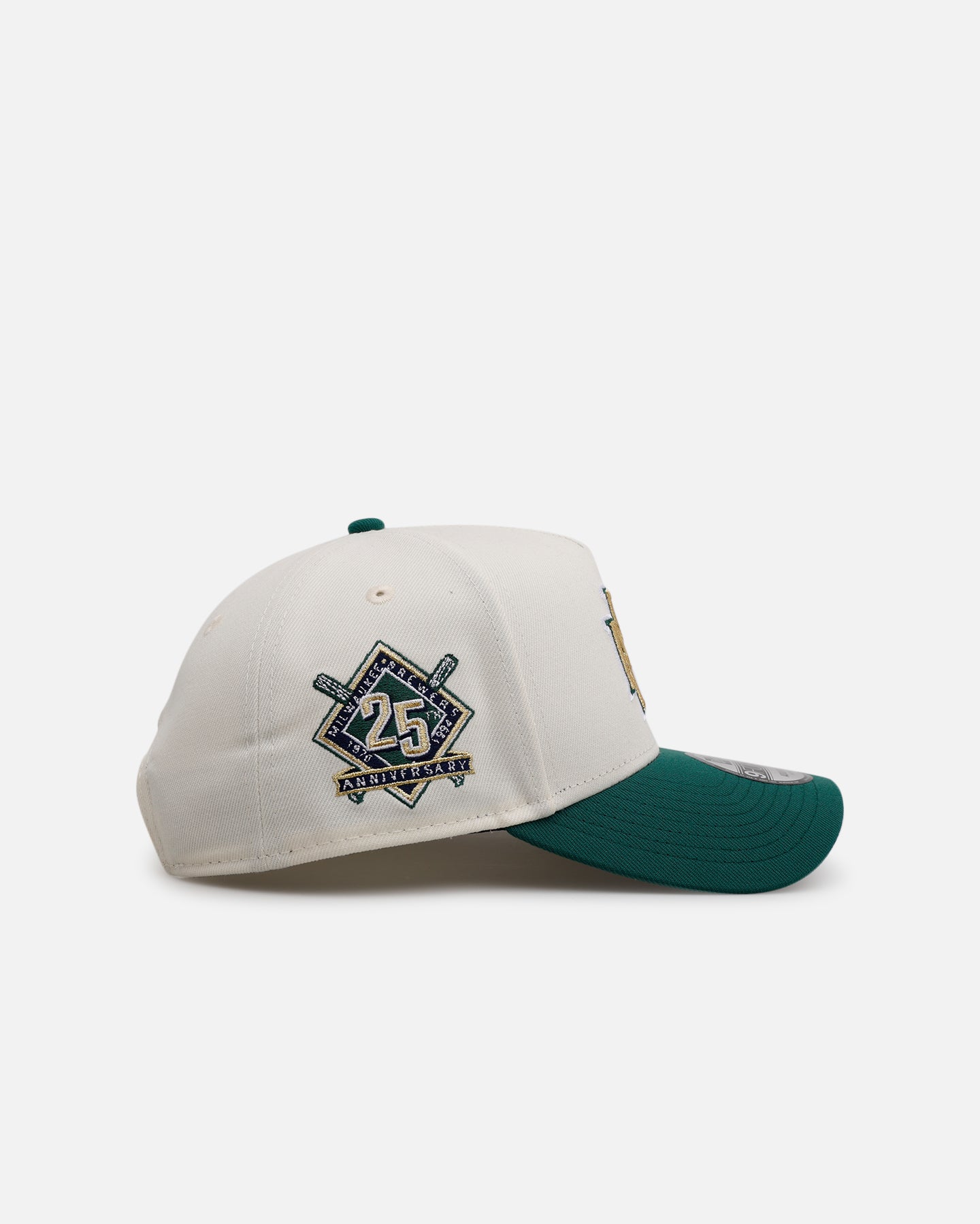 New Era Milwaukee Brewers 'Team Color Visor' 9FORTY A-Frame Snapback Chrome/Official Team Color、mySite、zt4zffjzw