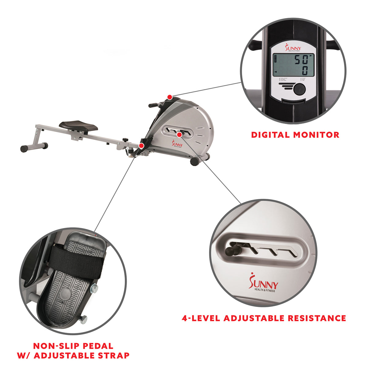  Elastic Cord Rowing Machine Bungee Resistance Rower、mySite、ghnorth