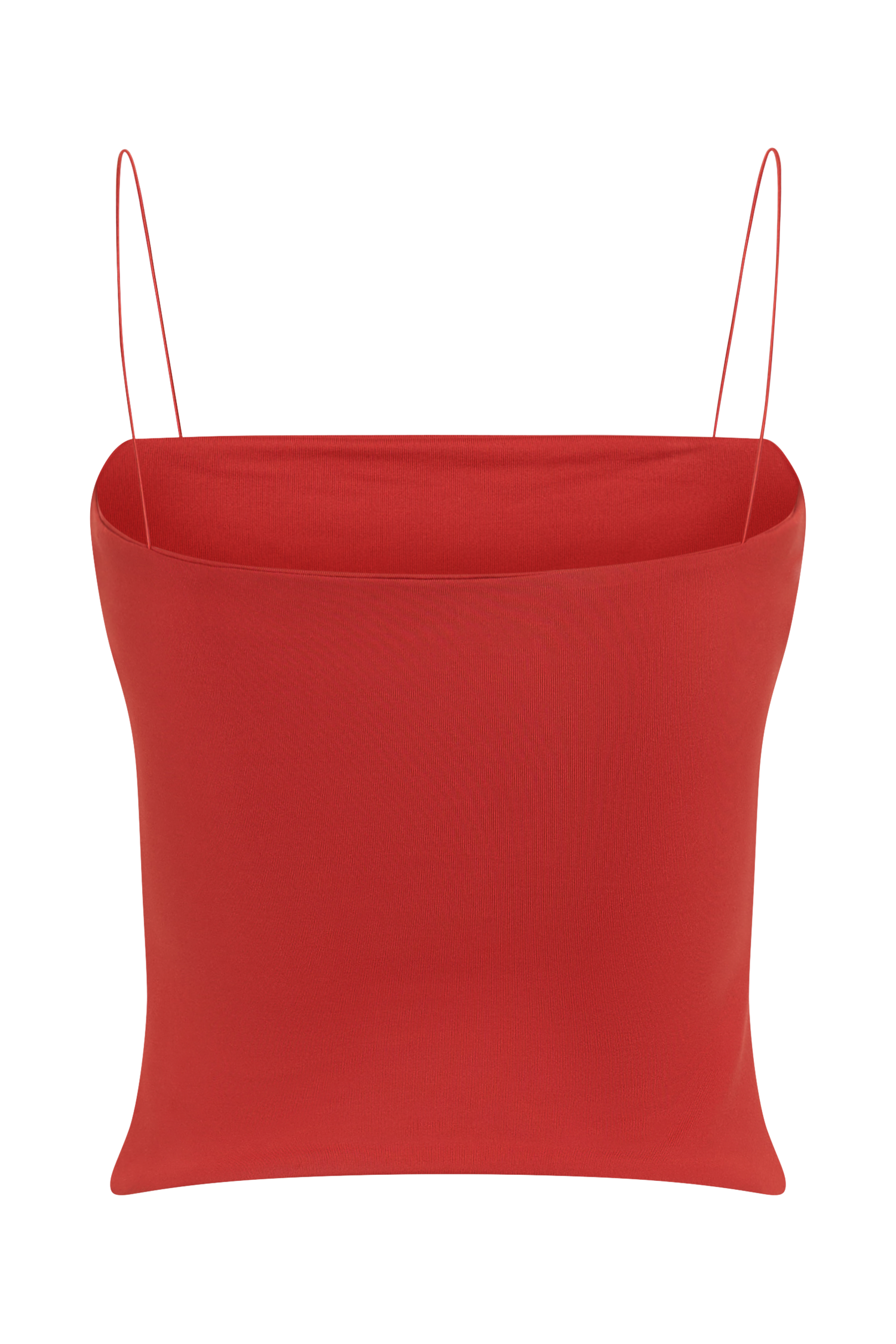 Arya Longline Spaghetti Strap Top - Ruby、mySite、solidvoid