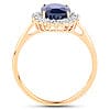Princess Sapphire and Diamond Halo Ring 2.45ctw in 14K Yellow Gold、mySite、g9winljtr