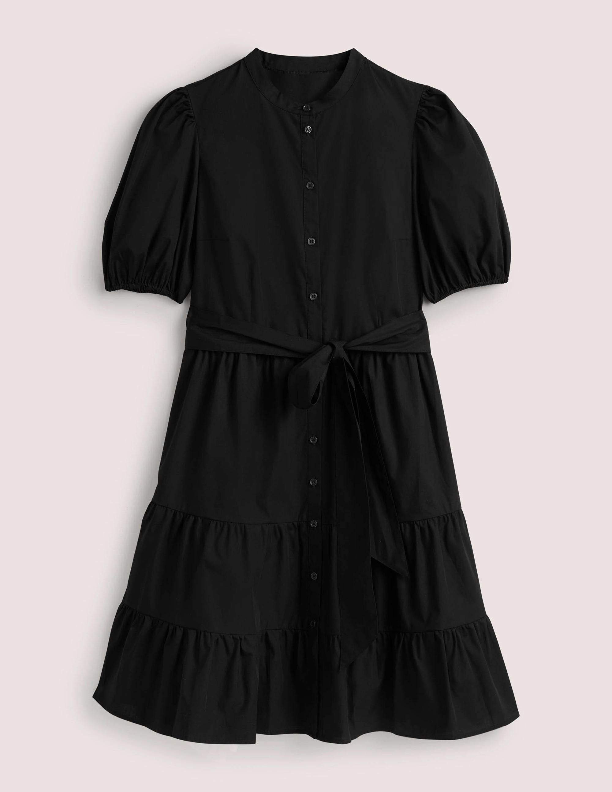  Tiered Shirt Dress-Black、mySite、ashleygrahame