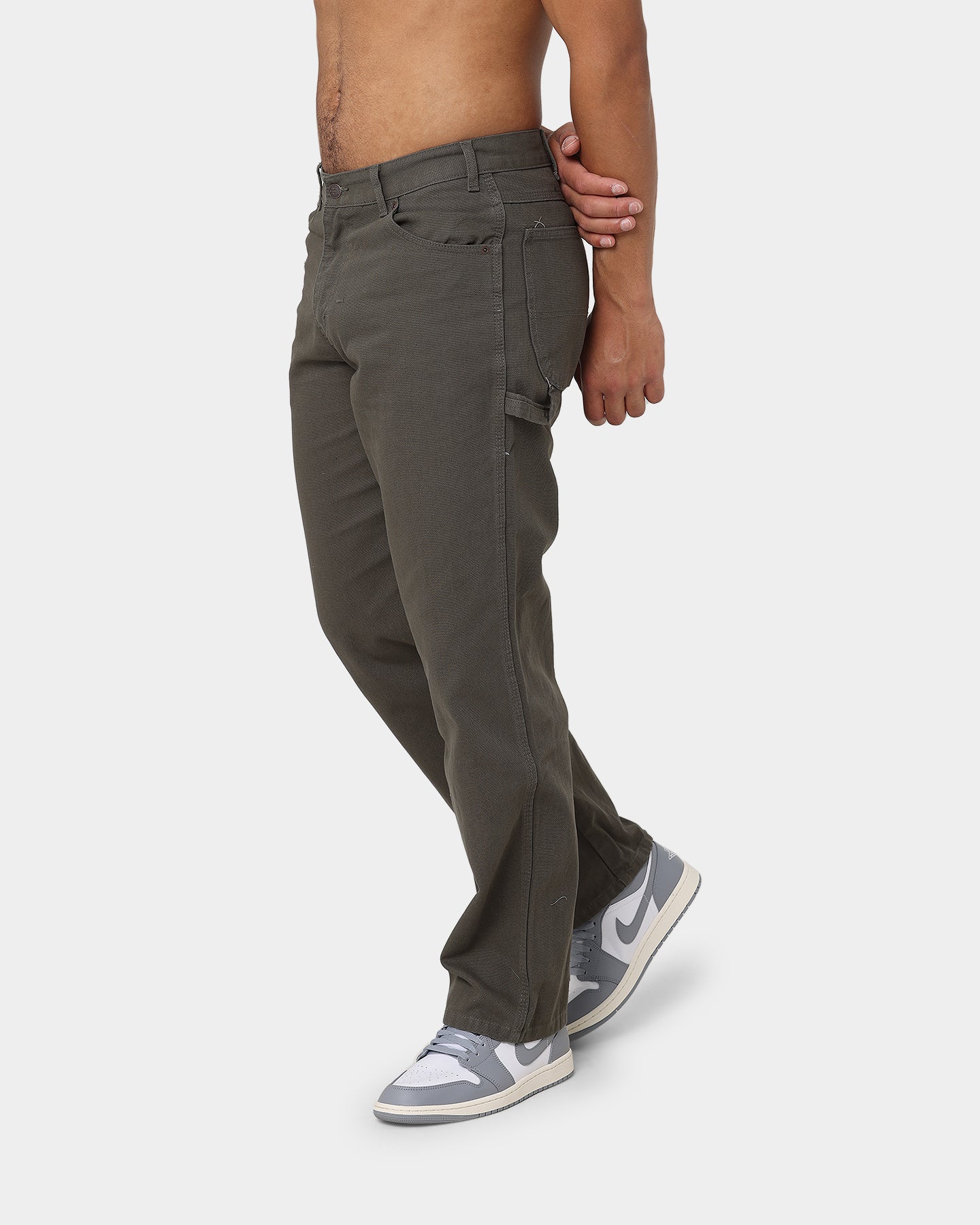 Dickies Relaxed Fit Duck Jeans Rinsed Moss Green、mySite、zt4zffjzw