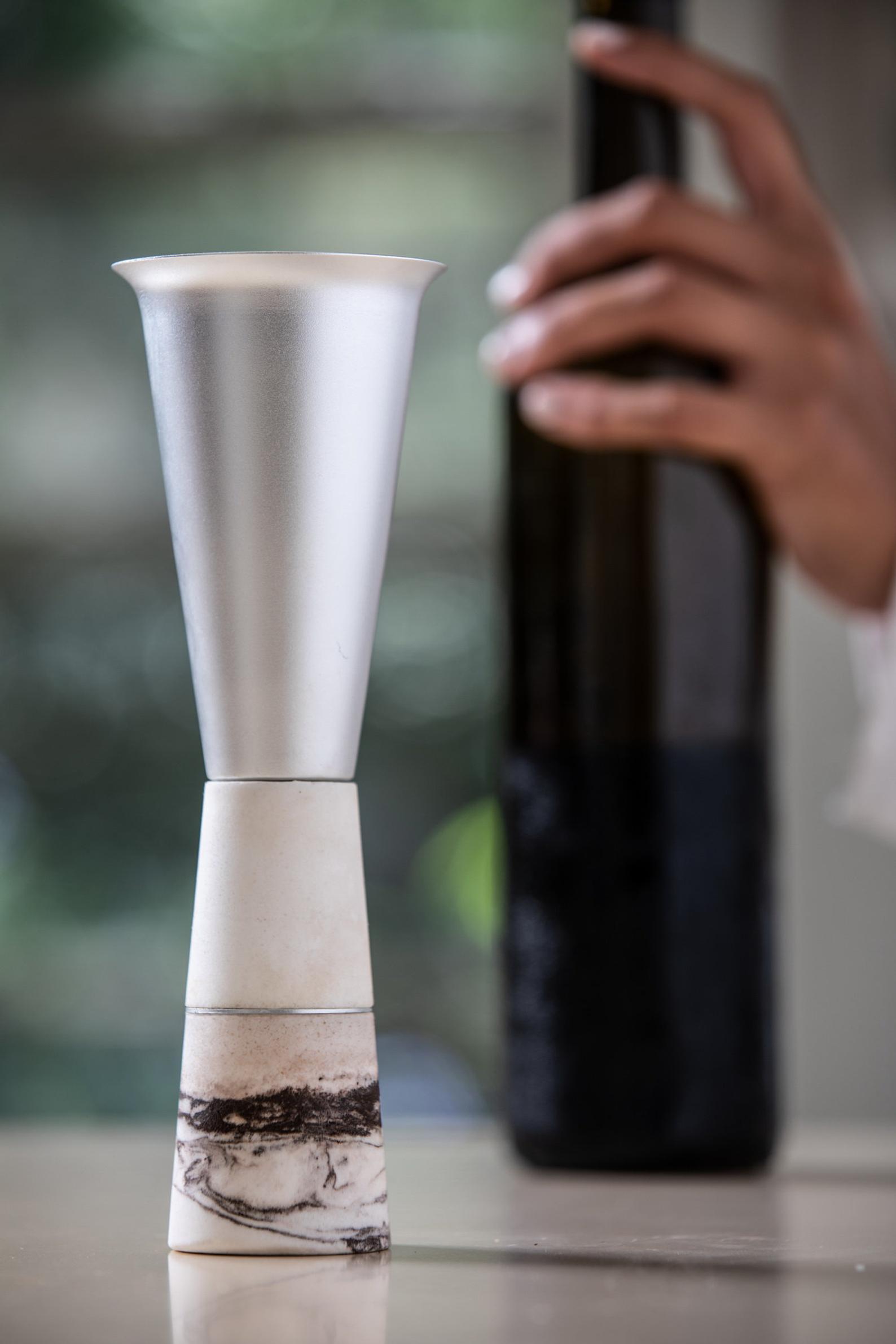 Oshia Kiddush Cup by SaltwareDesign - Silver、mySite、topwebapps