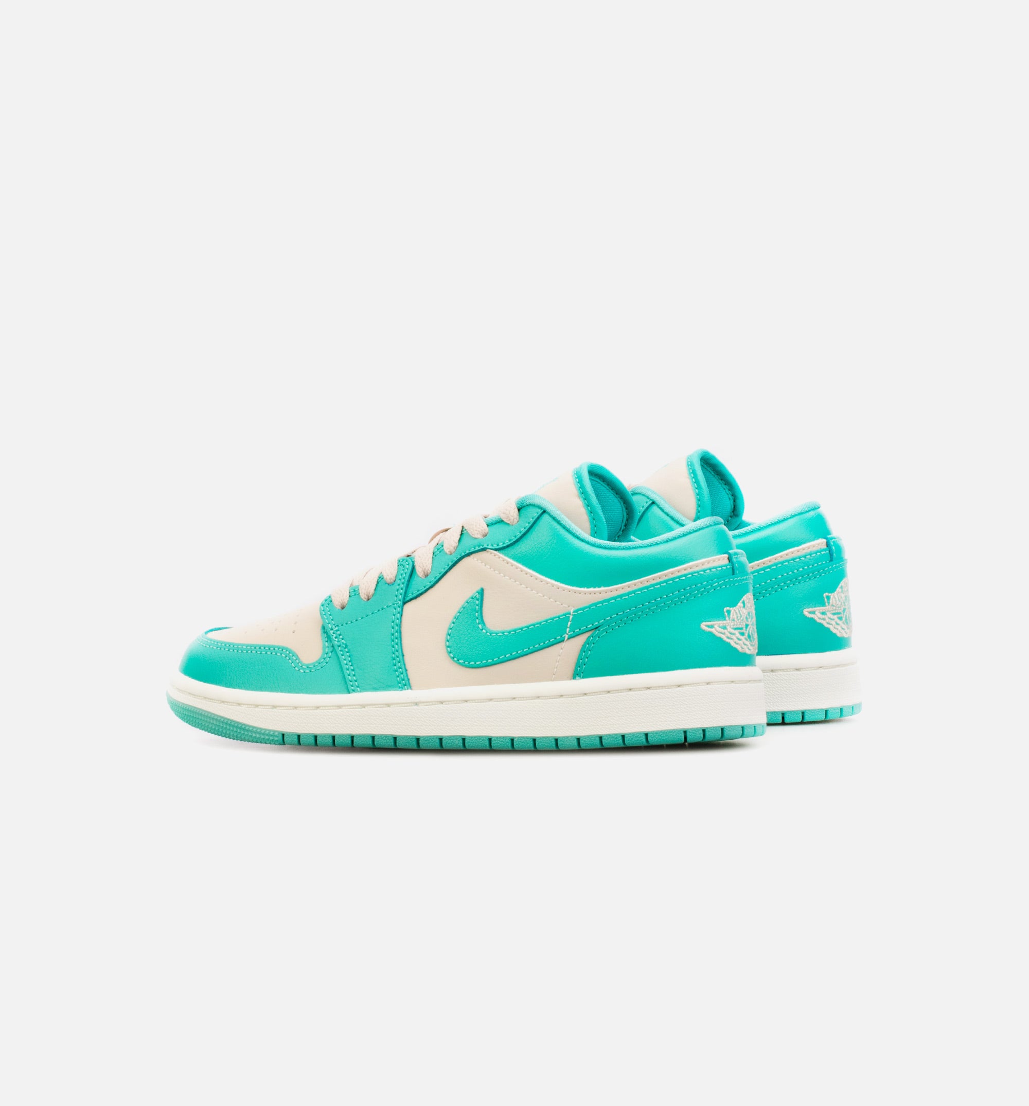 Air Jordan 1 Low Womens Lifestyle Shoe - Teal Blue/ Beige、mySite、dreamappss