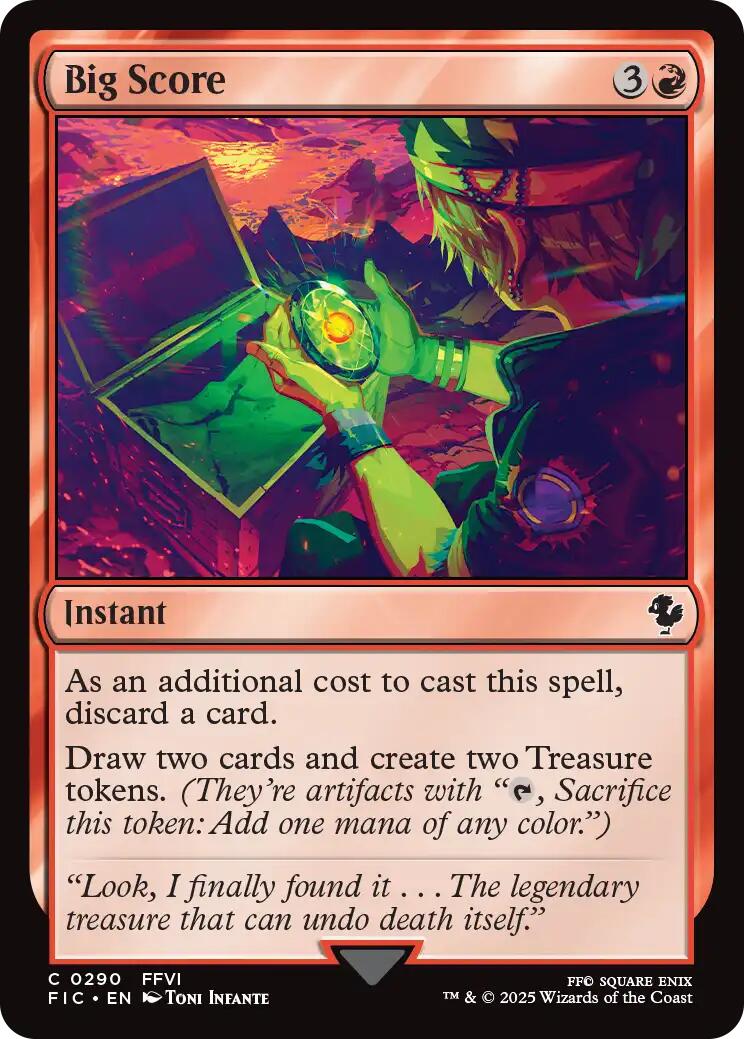 Big Score (Surge Foil) FINAL FANTASY Commander、mySite、waistdrama