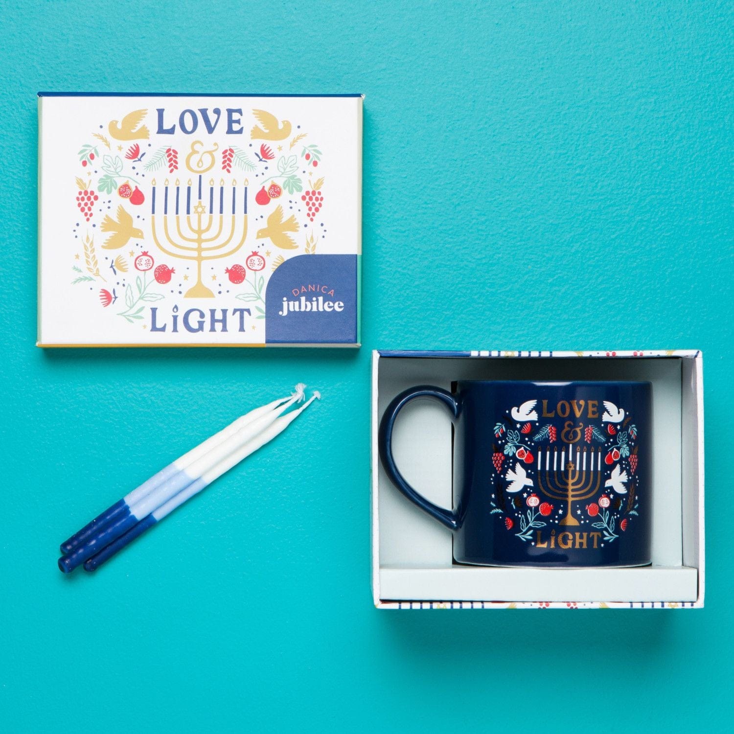 Love and Light Hanukkah Mug、mySite、topwebapps