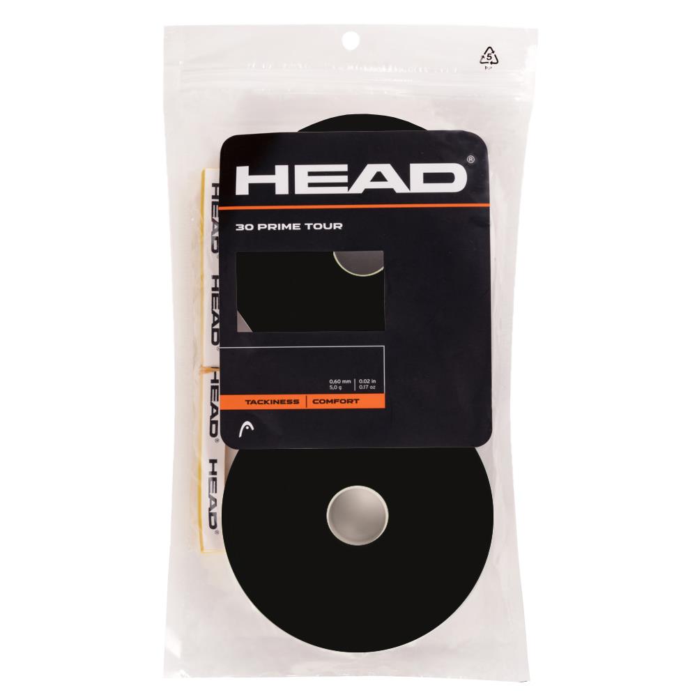 Head Prime Tour Overgrip - 30 Pack - Black、mySite、neckold