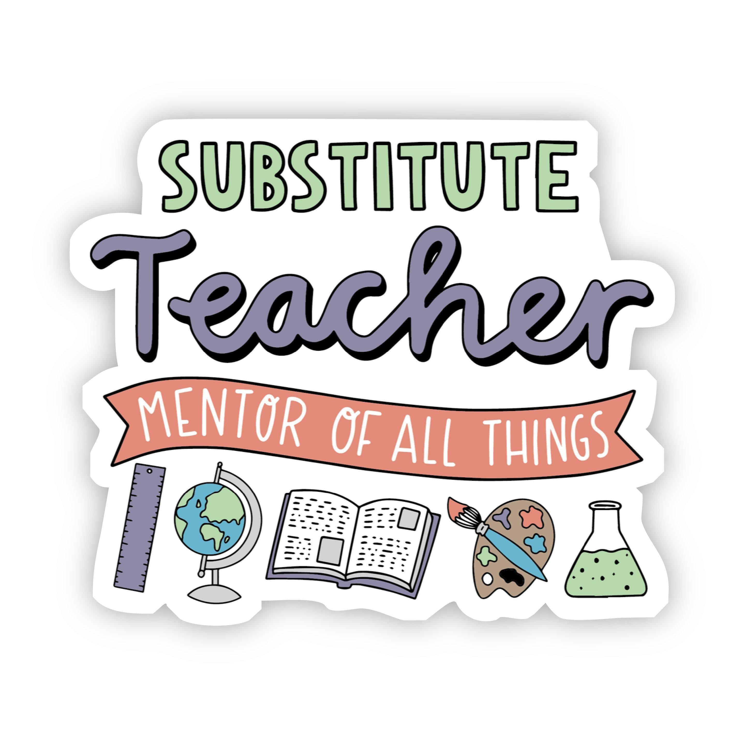  Substitute Teacher Sticker、mySite、elrpsem3k