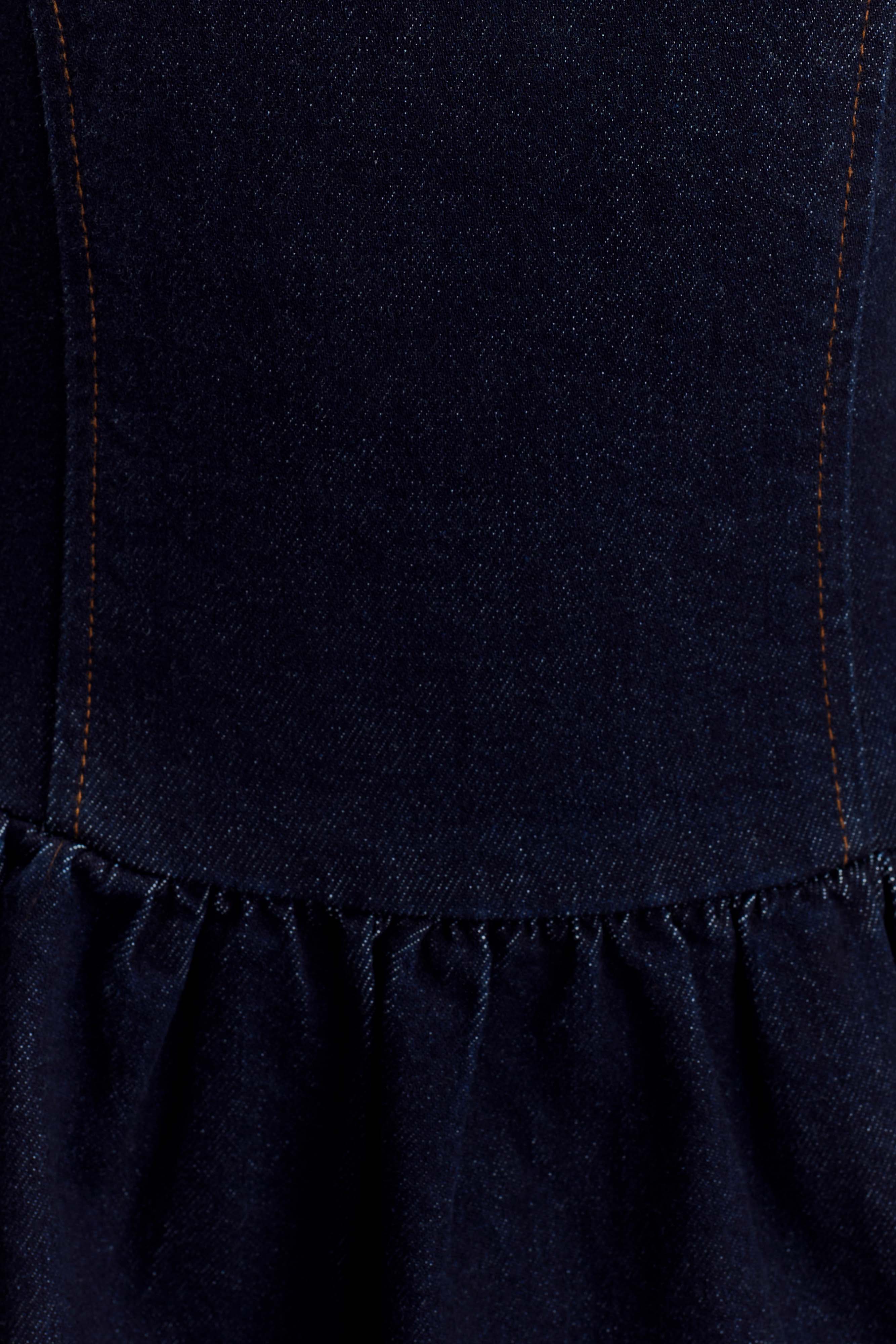Caroline Denim Halter Midi Dress - Indigo Blue、mySite、solidvoid