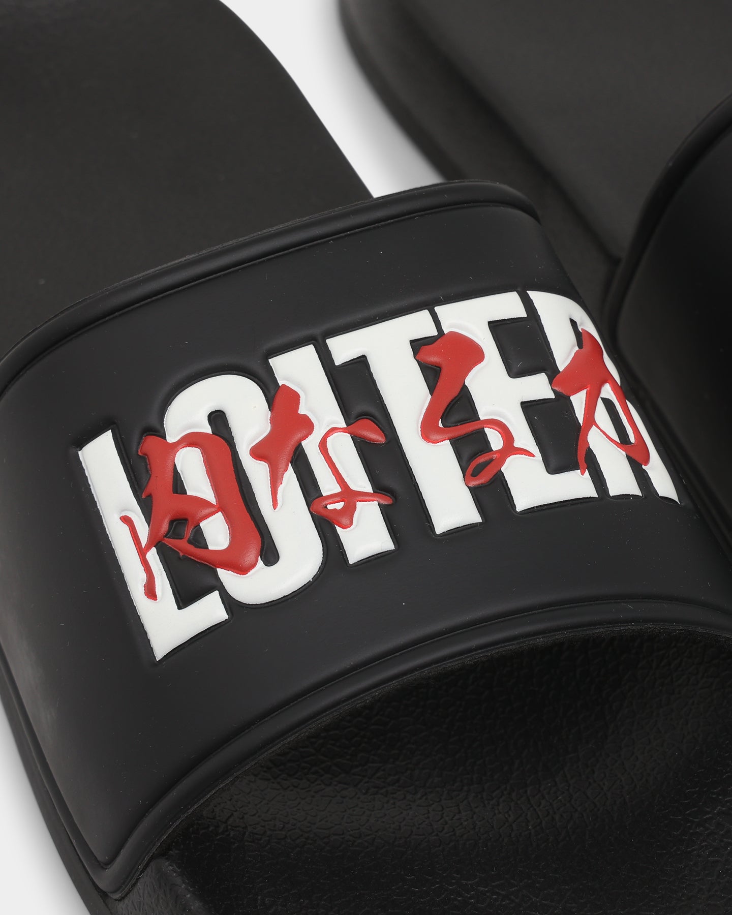 Loiter Honour Slides Black/Red、mySite、zt4zffjzw