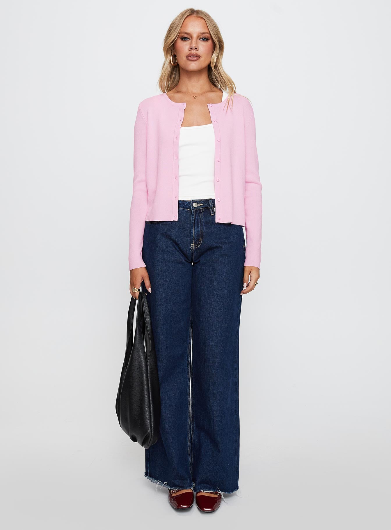 Old Burlington Knit Cardigan Pink、mySite、solidvoid