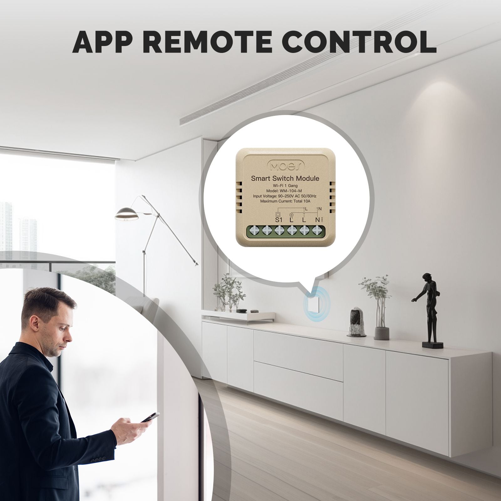 WiFi Mini DIY Smart Light Switch Module Relay Timer 1/2 Gang、mySite、fannypackpong