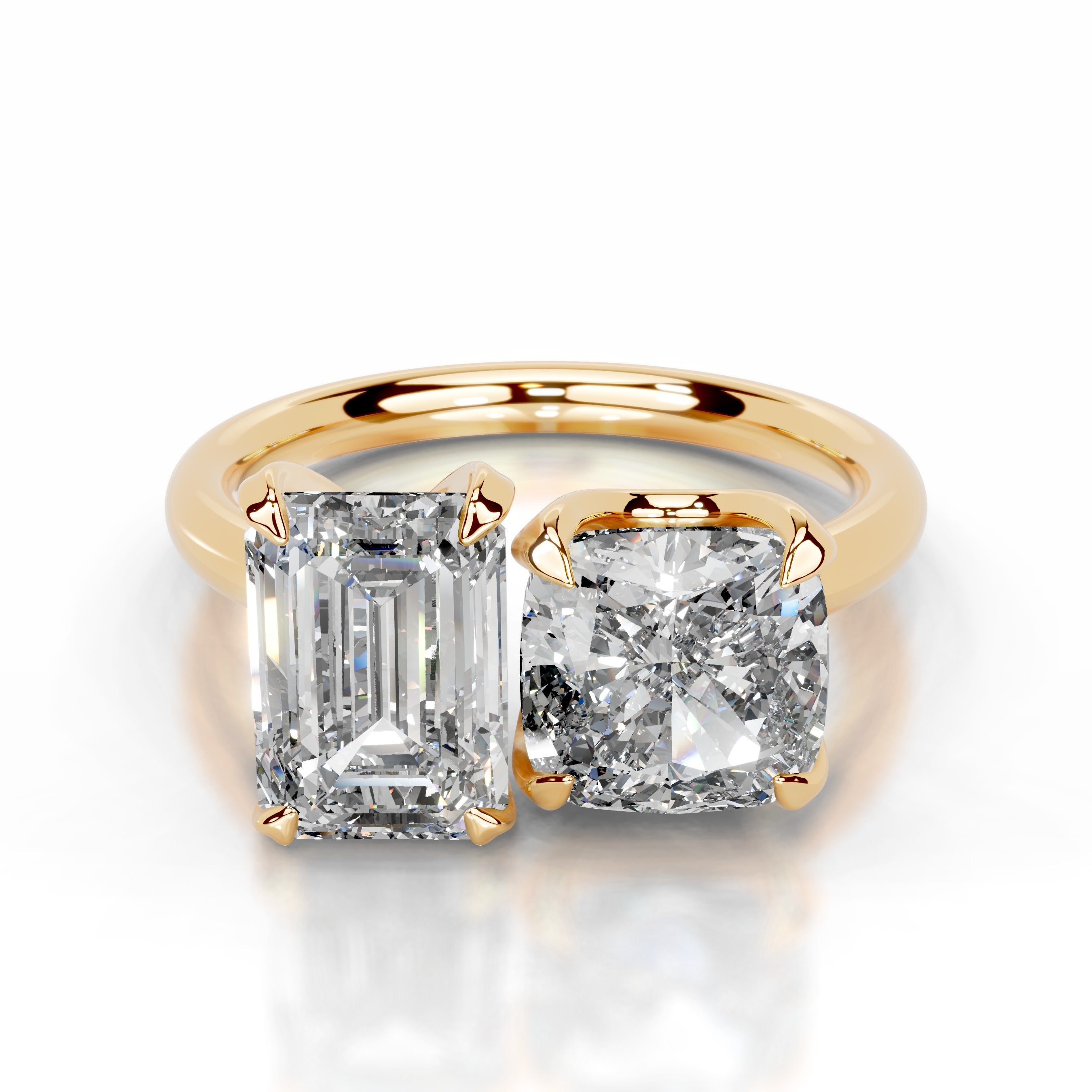 Dominique Lab Grown Diamond Ring - 18K Yellow Gold、mySite、hinf8tx79