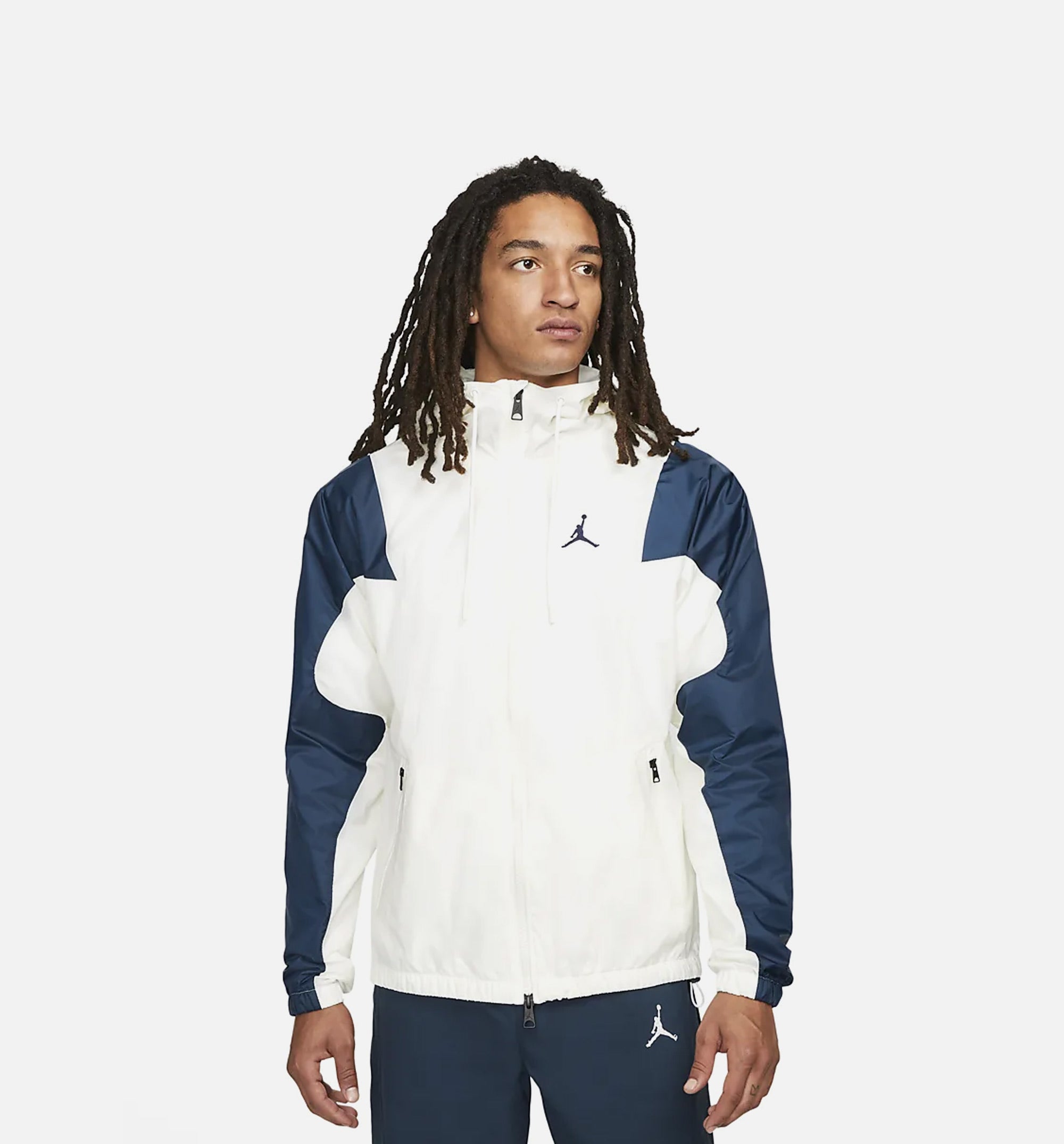 Jordan Essentials Woven Jacket Mens Jacket - Sail/Navy、mySite、dreamappss