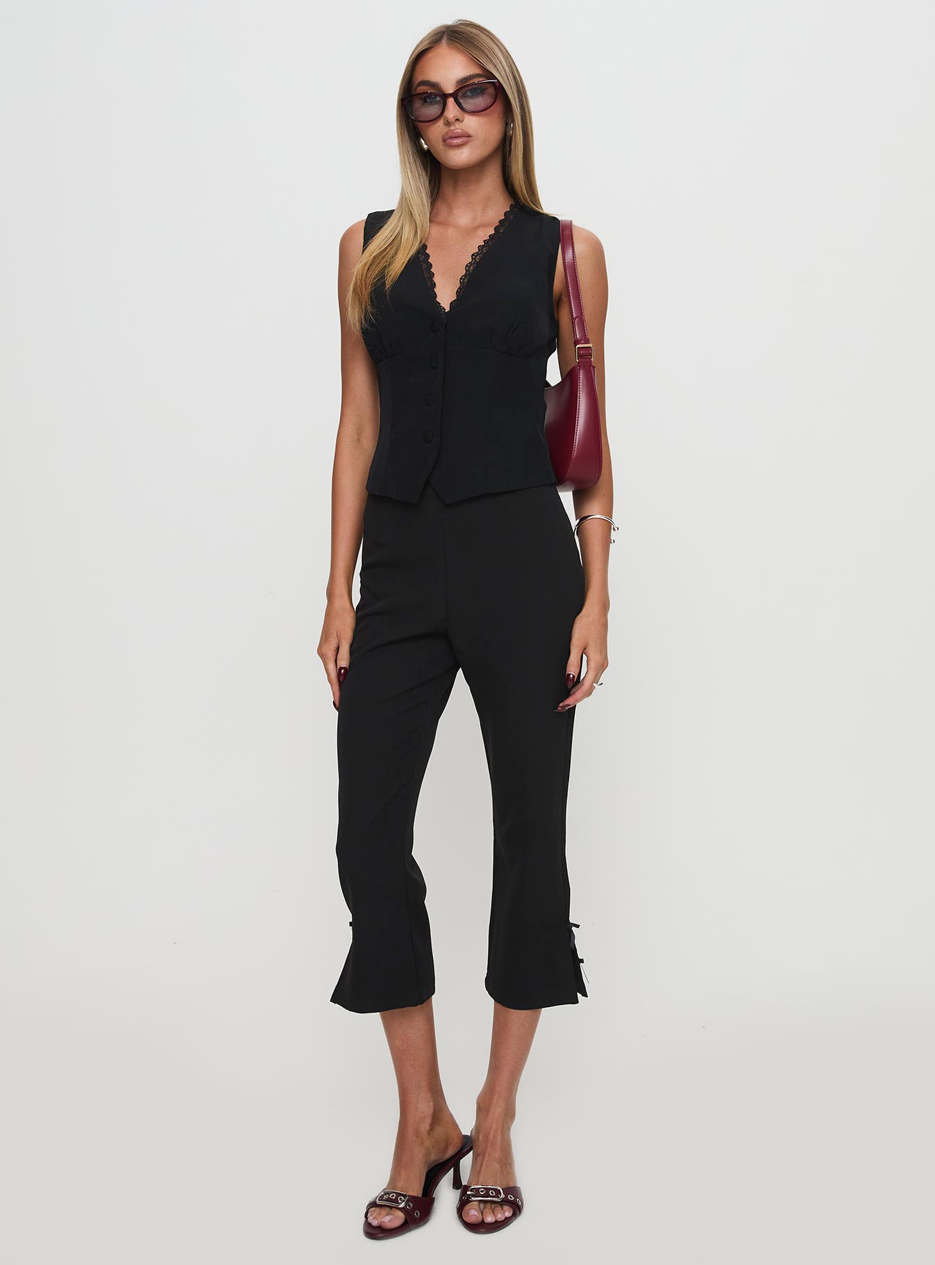 Avelma Lace Top Black、mySite、solidvoid