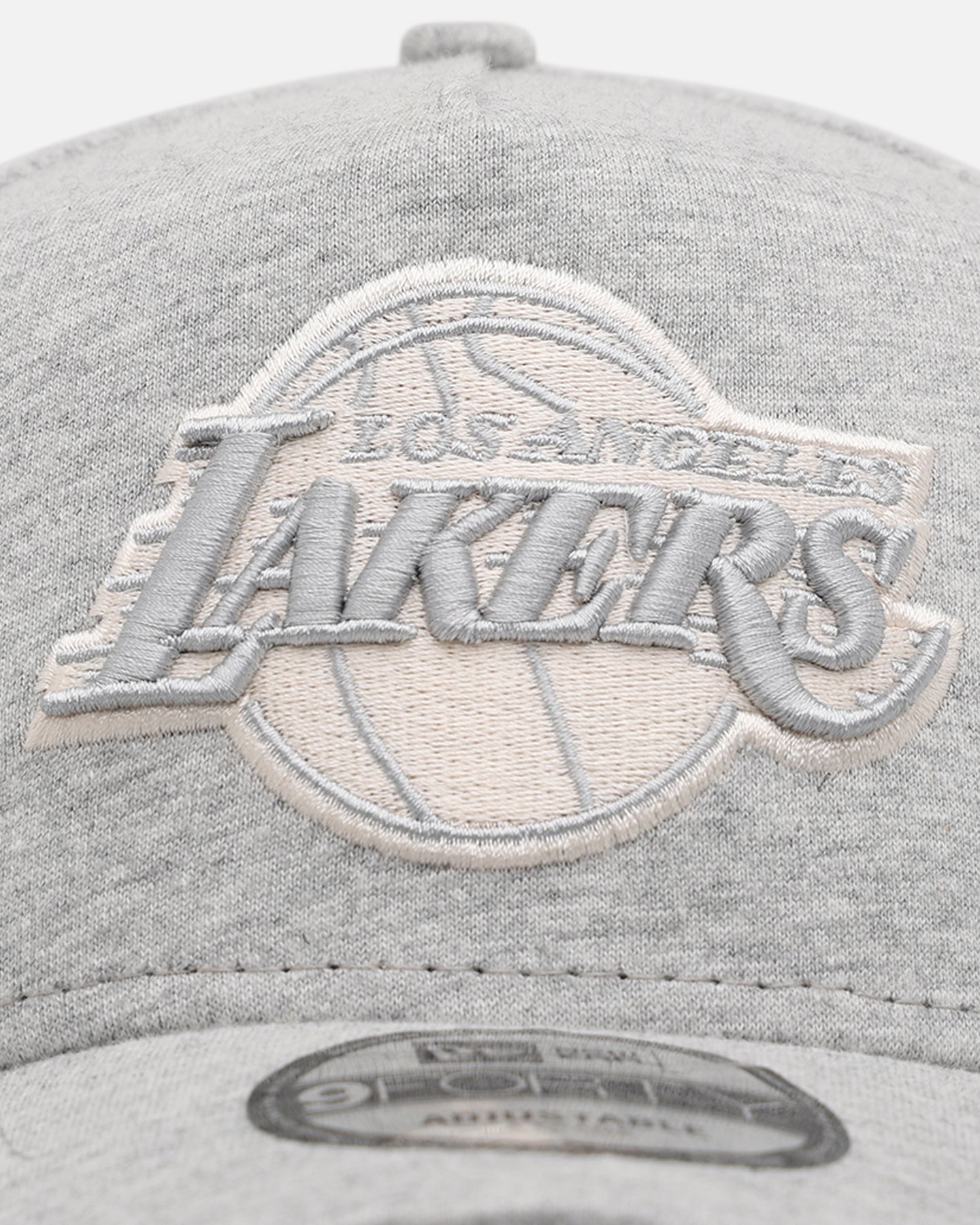 New Era Los Angeles Lakers 'Cozy' 9FORTY A-Frame Strapback Heather Grey、mySite、zt4zffjzw