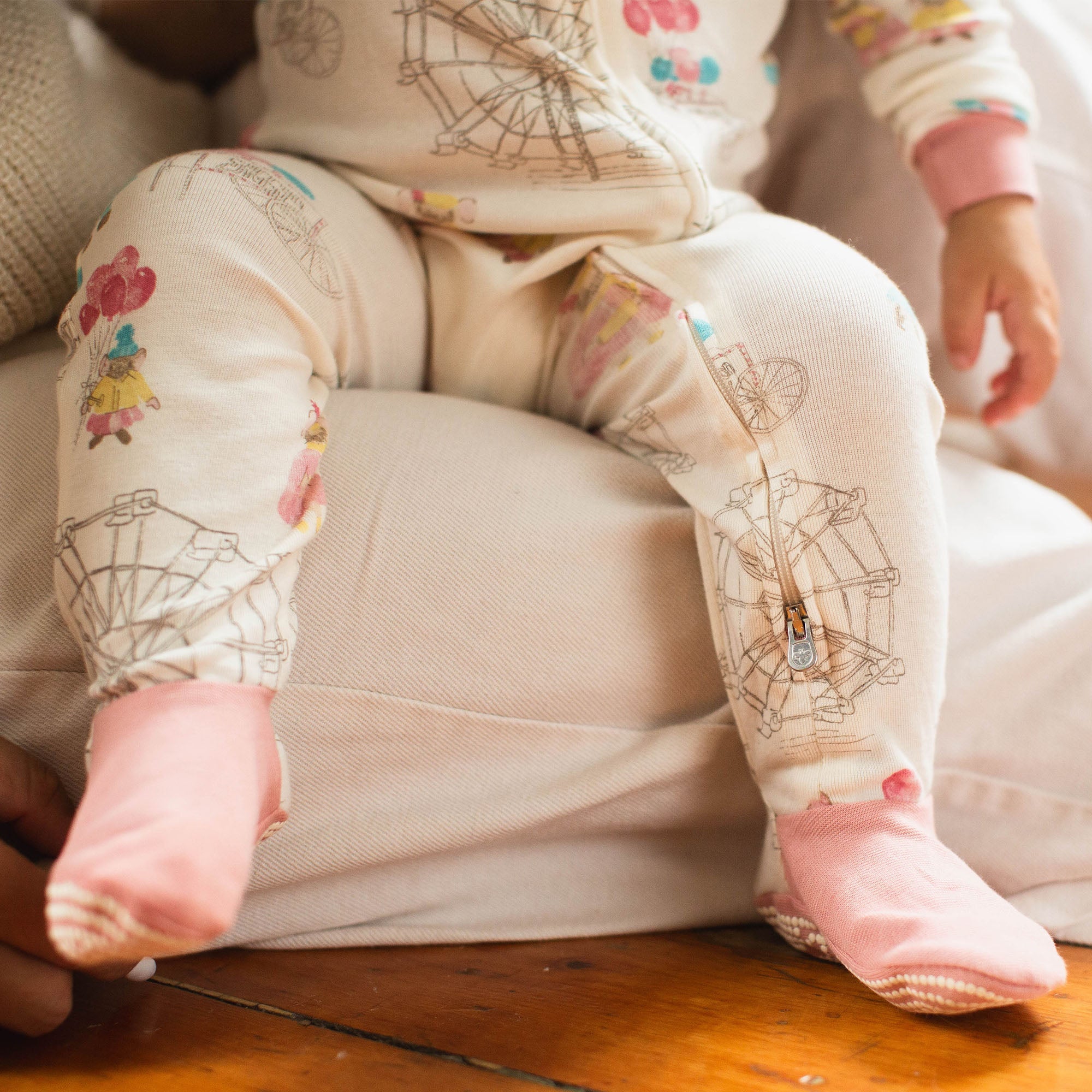 Fall Carnival Organic Two-Piece Pajamas、mySite、g9winljtr