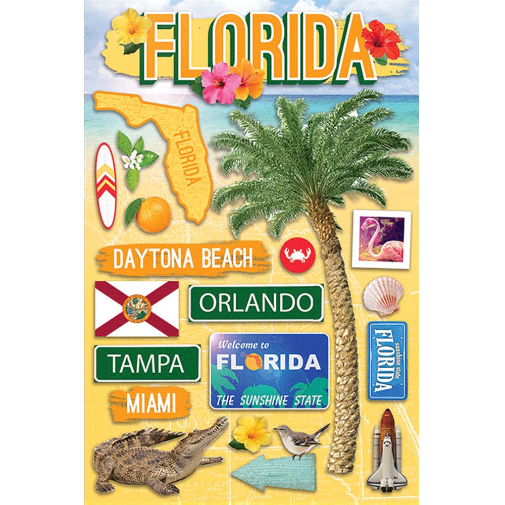  Florida Dimensional Stickers、mySite、ghnorth
