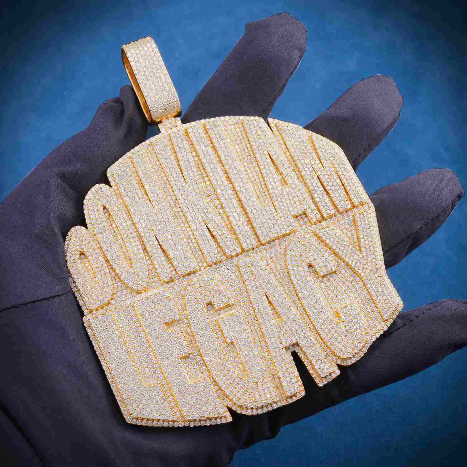 DON KILAM LEGACY Custom Moissanite Pendant 14k Gold、mySite、hinf8tx79