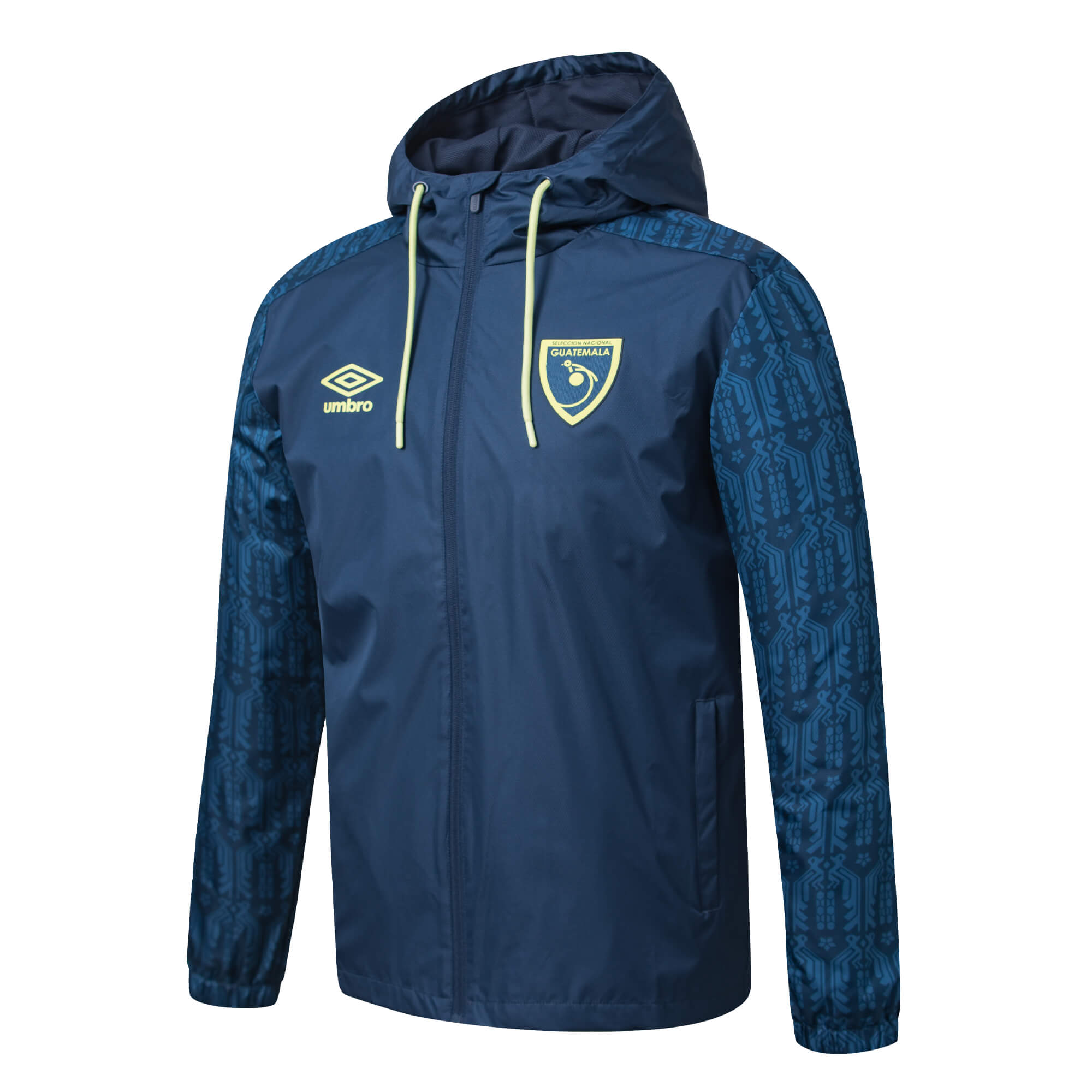 Umbro Men's Guatemala 2025/26 Rain Jacket Blue、mySite、noshort
