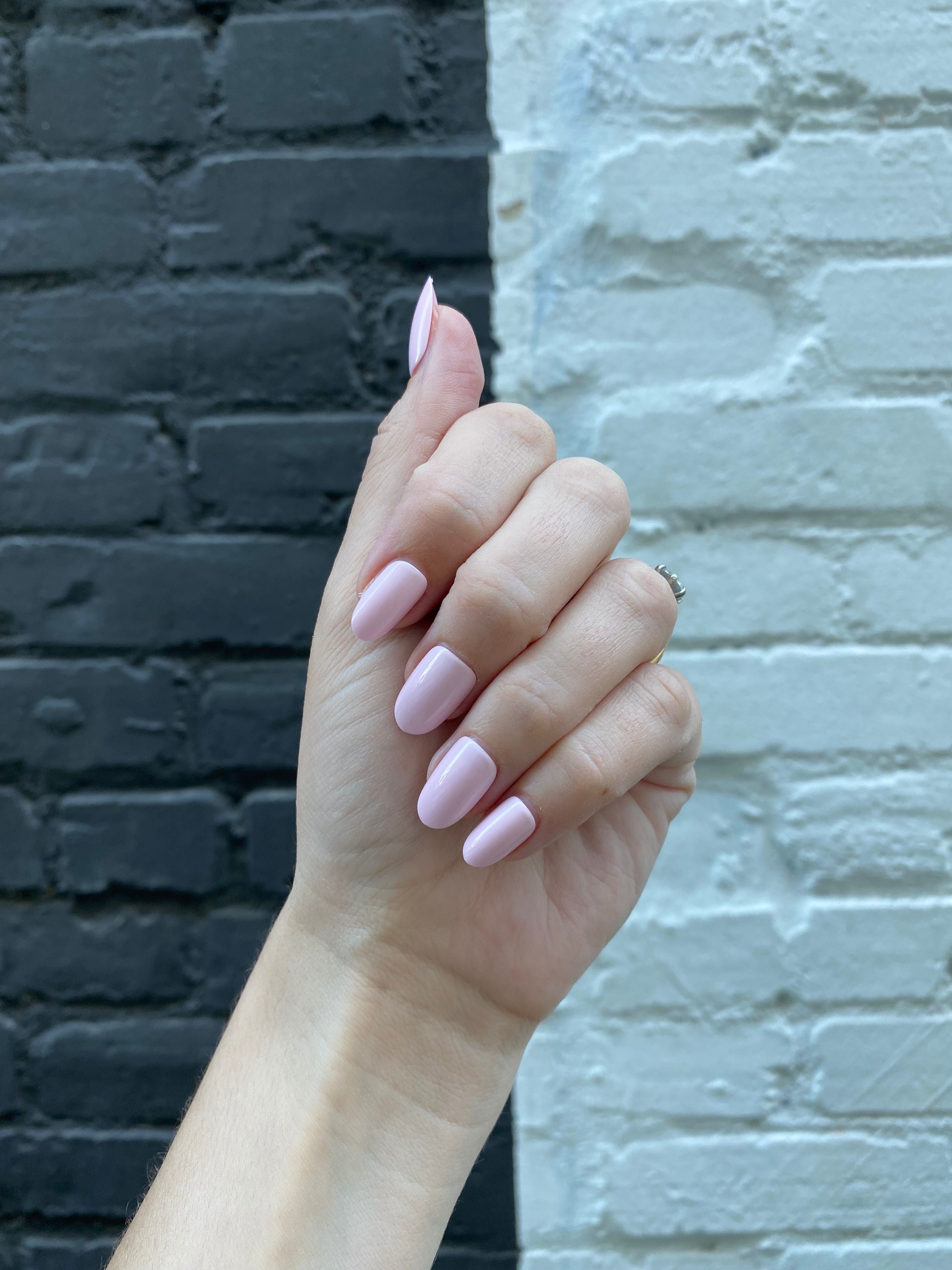 Pink Sands - Press-On | Medium | Oval、mySite、solidvoid