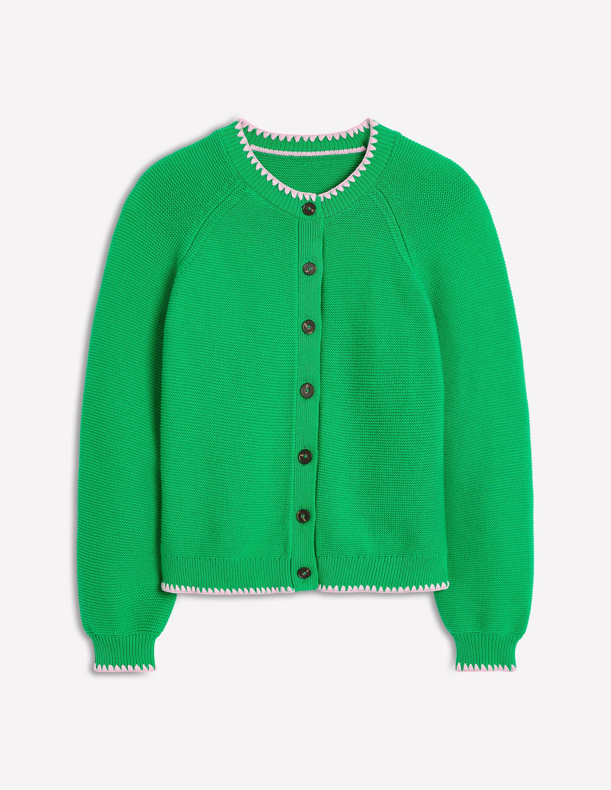  Lena Stitch Detail Cardigan-Rich Emerald、mySite、ashleygrahame