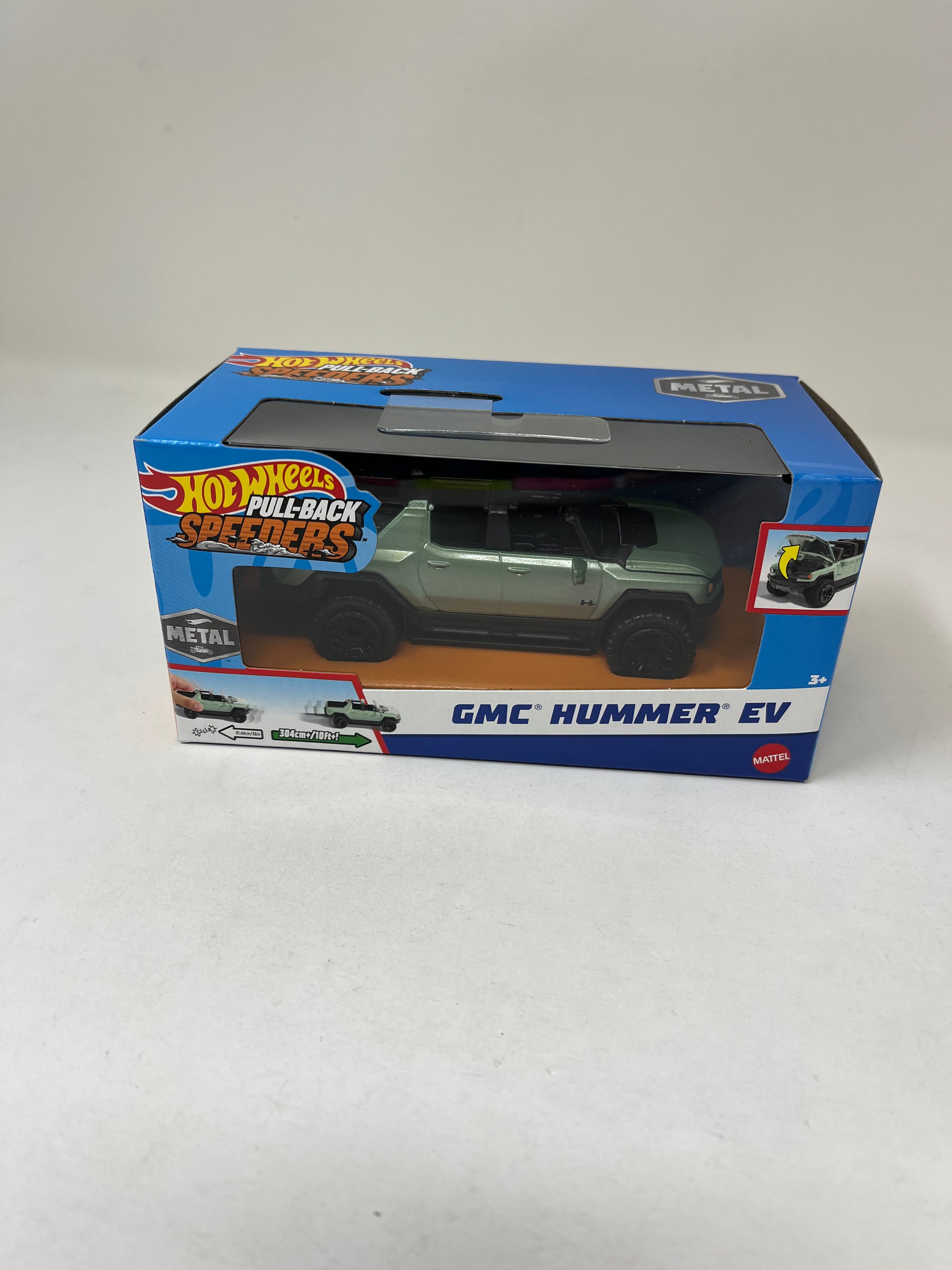 GMC Hummer EV * GREEN * 2024 Hot Wheels Pull-Back Speeders 1:43 scale、mySite、hgirdovlk