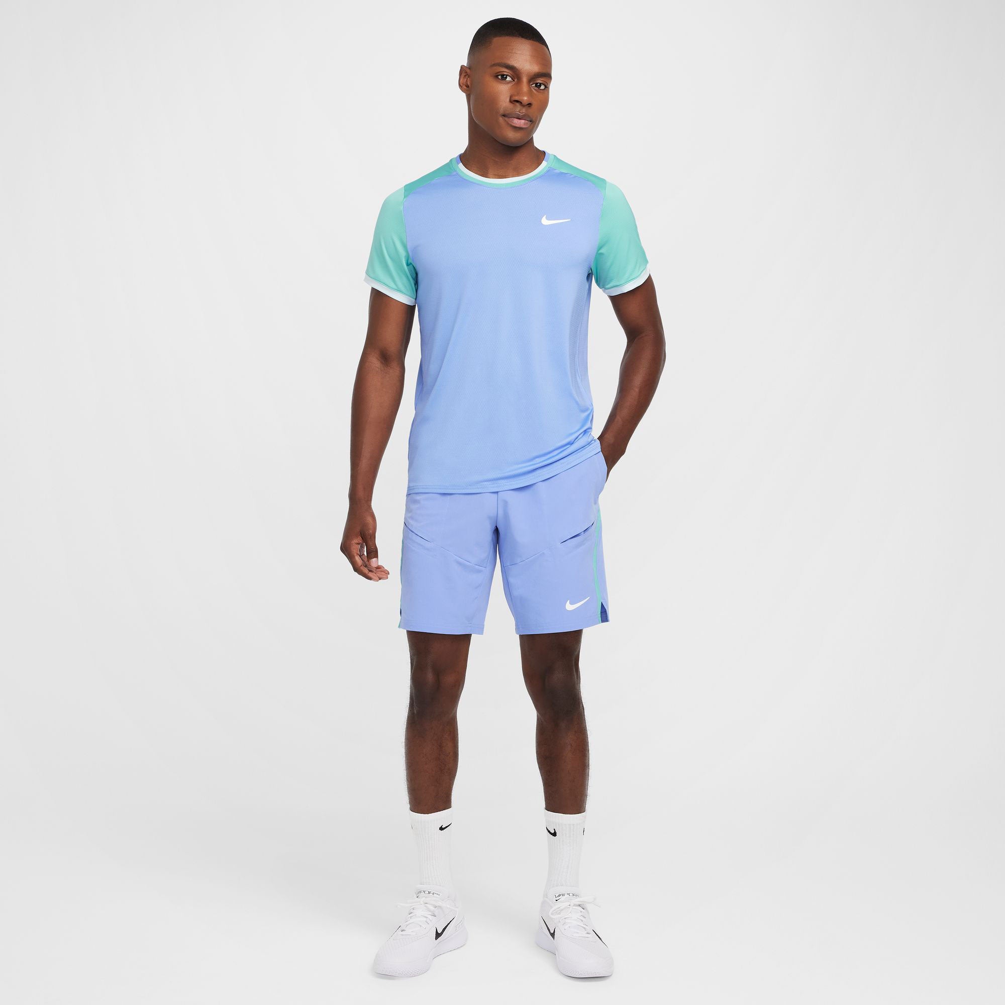 NikeCourt Advantage Men's Dri-FIT Tennis Shirt、mySite、neckold