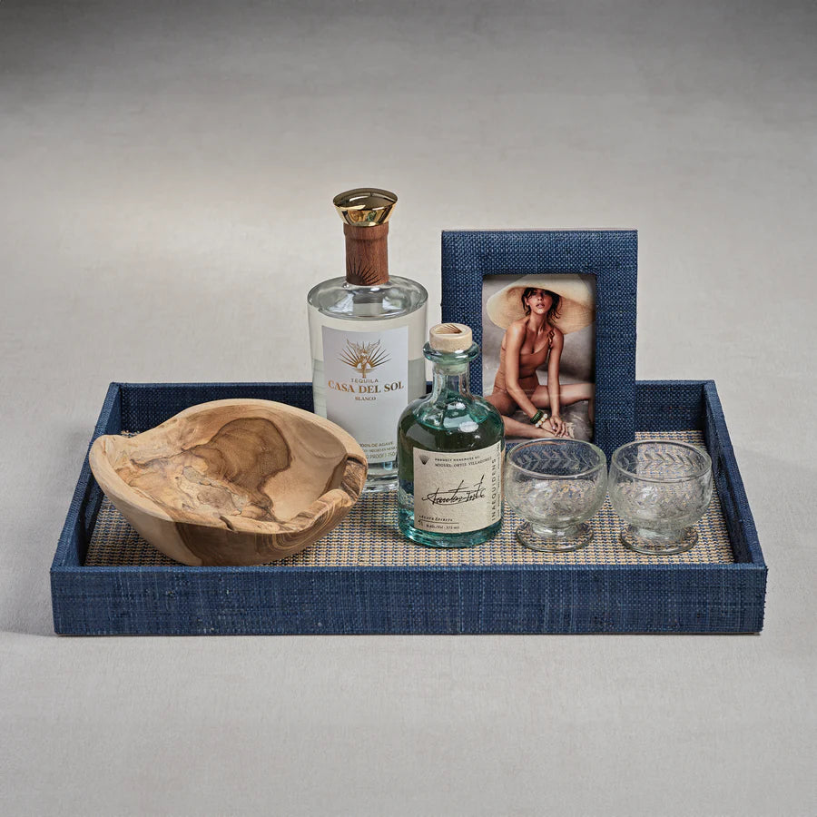  Houndstooth Raffia Tray、mySite、elrpsem3k