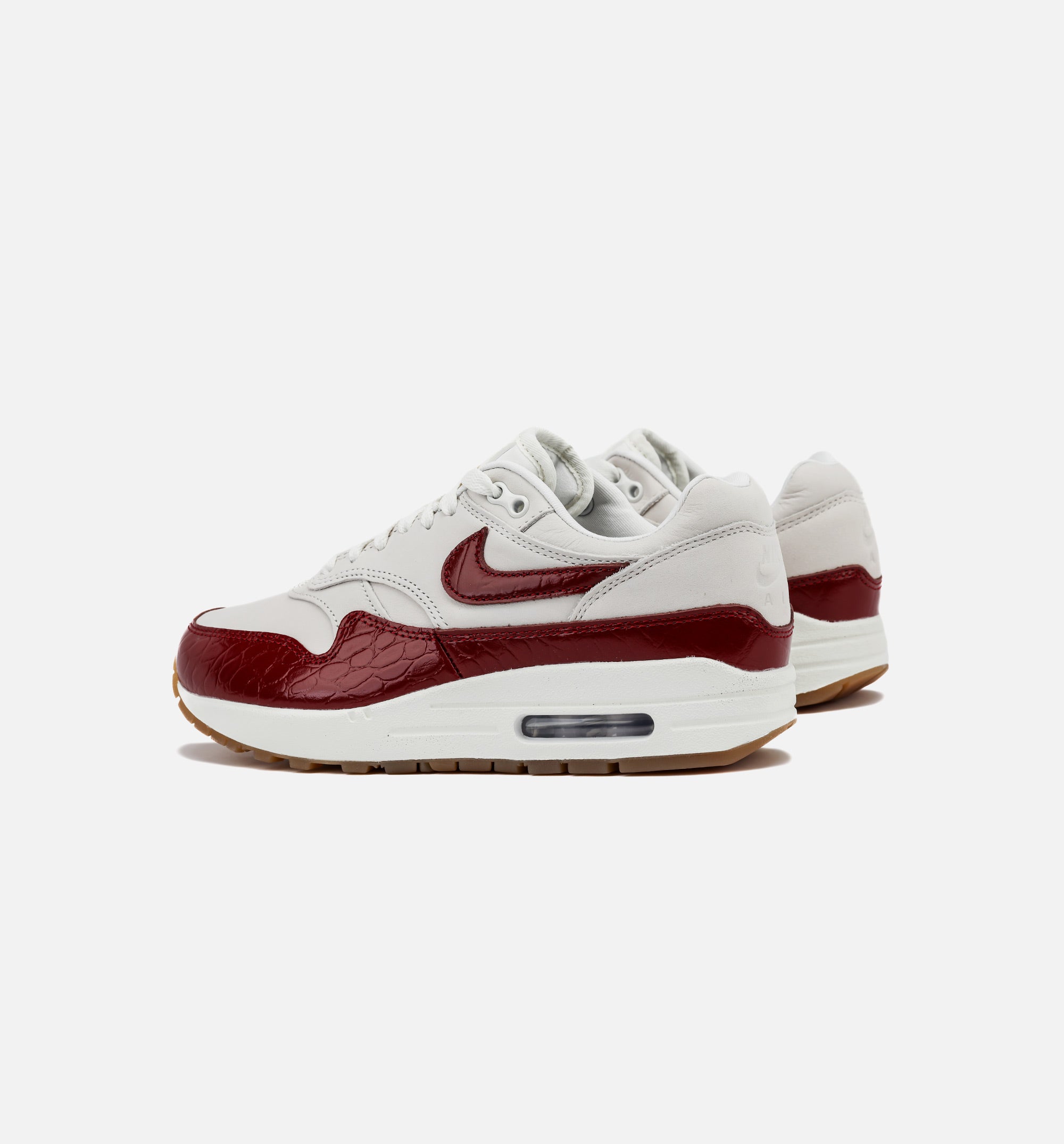 Air Max 1 LX Womens Lifestyle Shoe - Sail/Sail/Gum Light Brown/Team Red、mySite、dreamappss