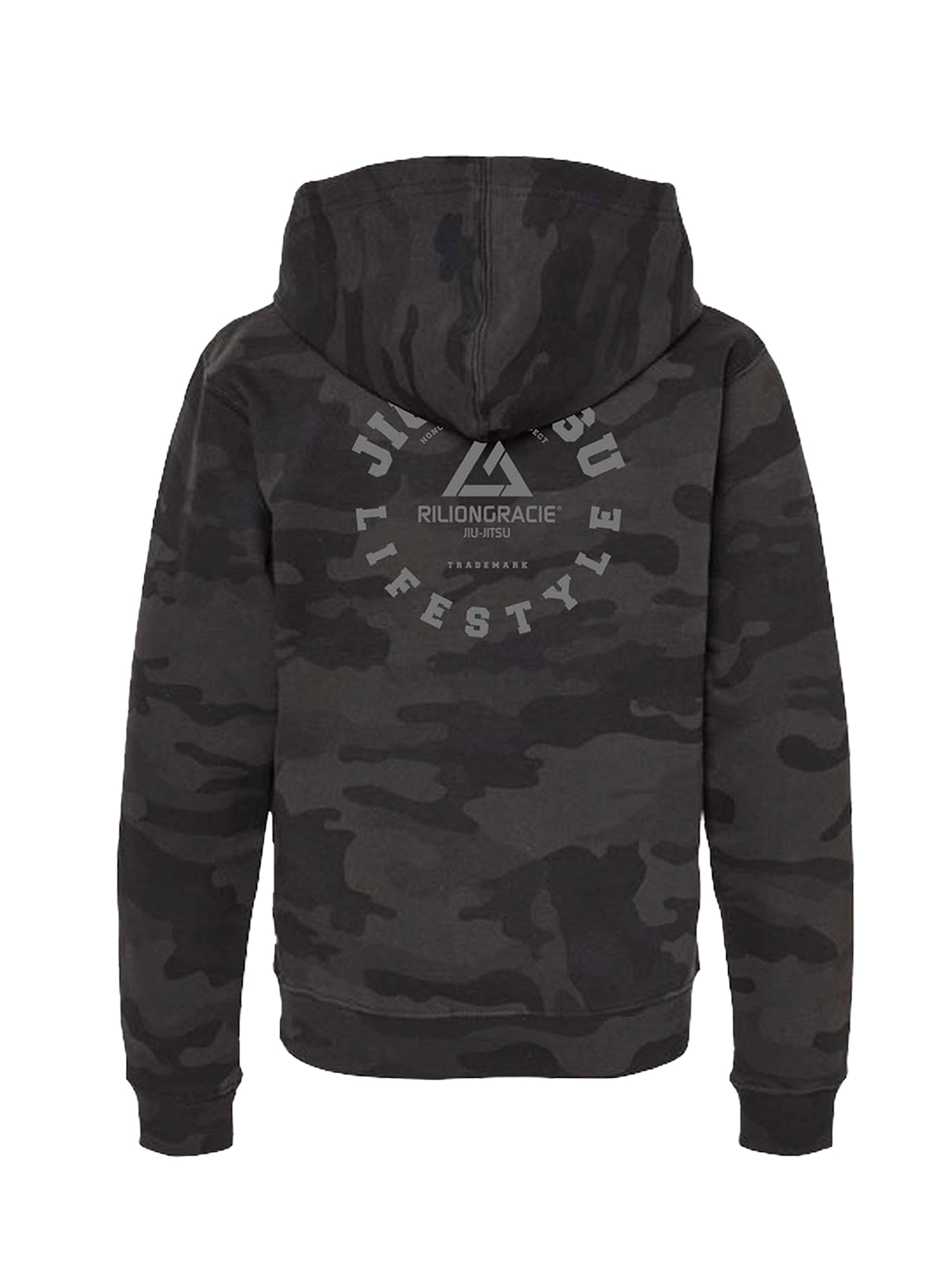 Rilion Gracie Lifestyle Black Camo Pullover Hoodie、mySite、gigharbornorthrealestate